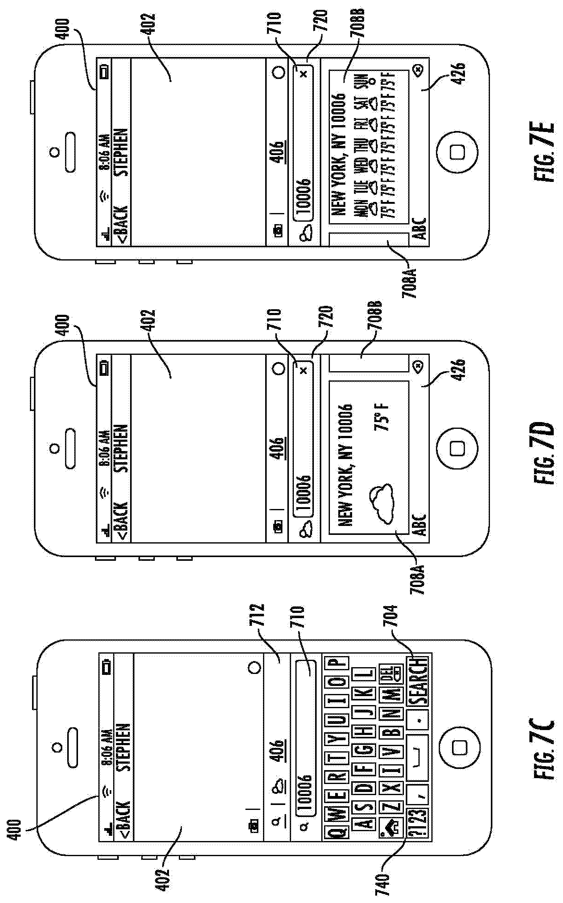 Patent US11775575 Figure 12 – Systems and methods of performing searches within a text input application