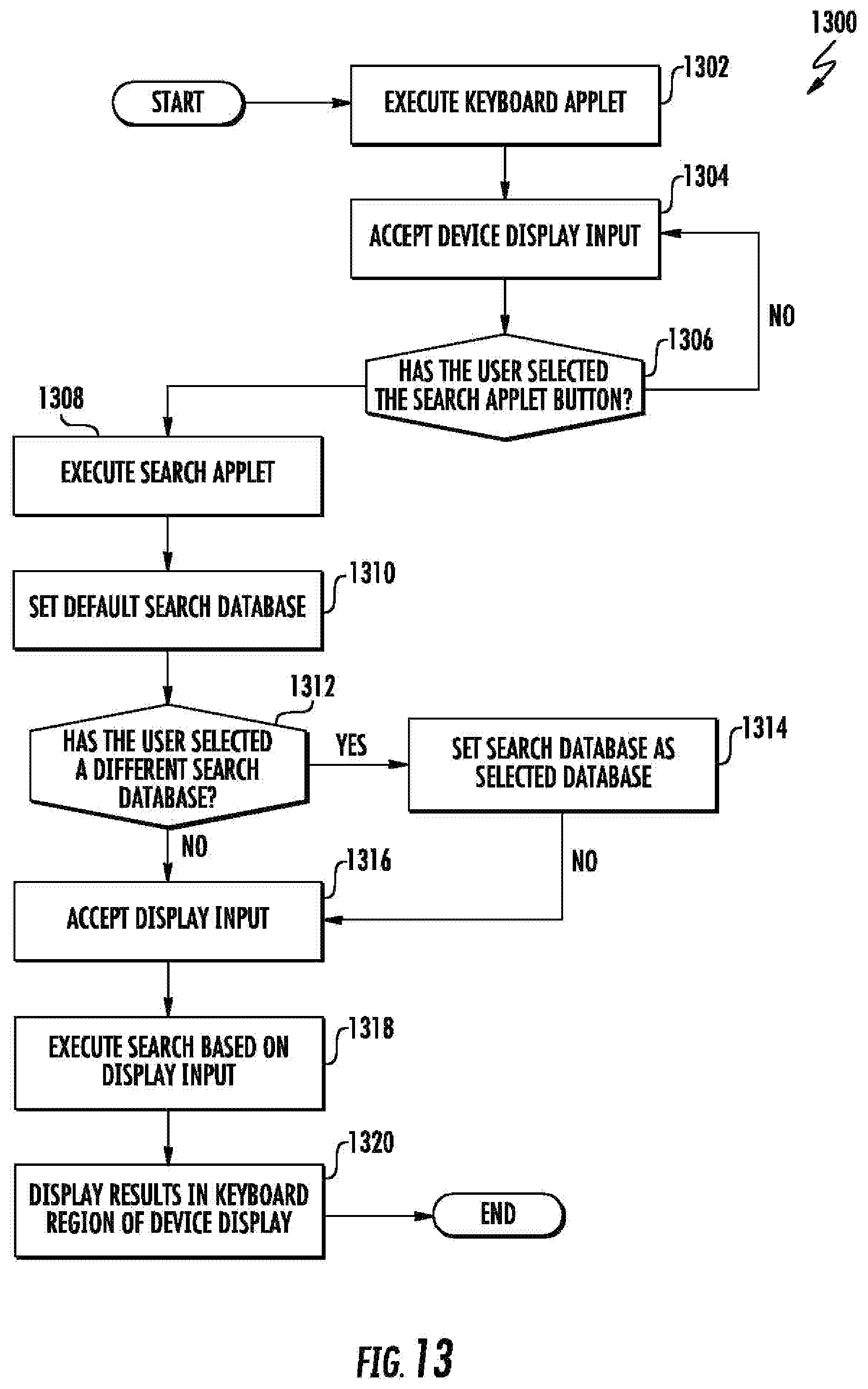 Patent US11775575 Figure 19 – Systems and methods of performing searches within a text input application
