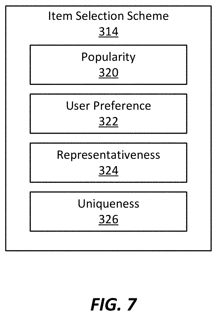 Patent US11775580 Figure 7 – Playlist preview