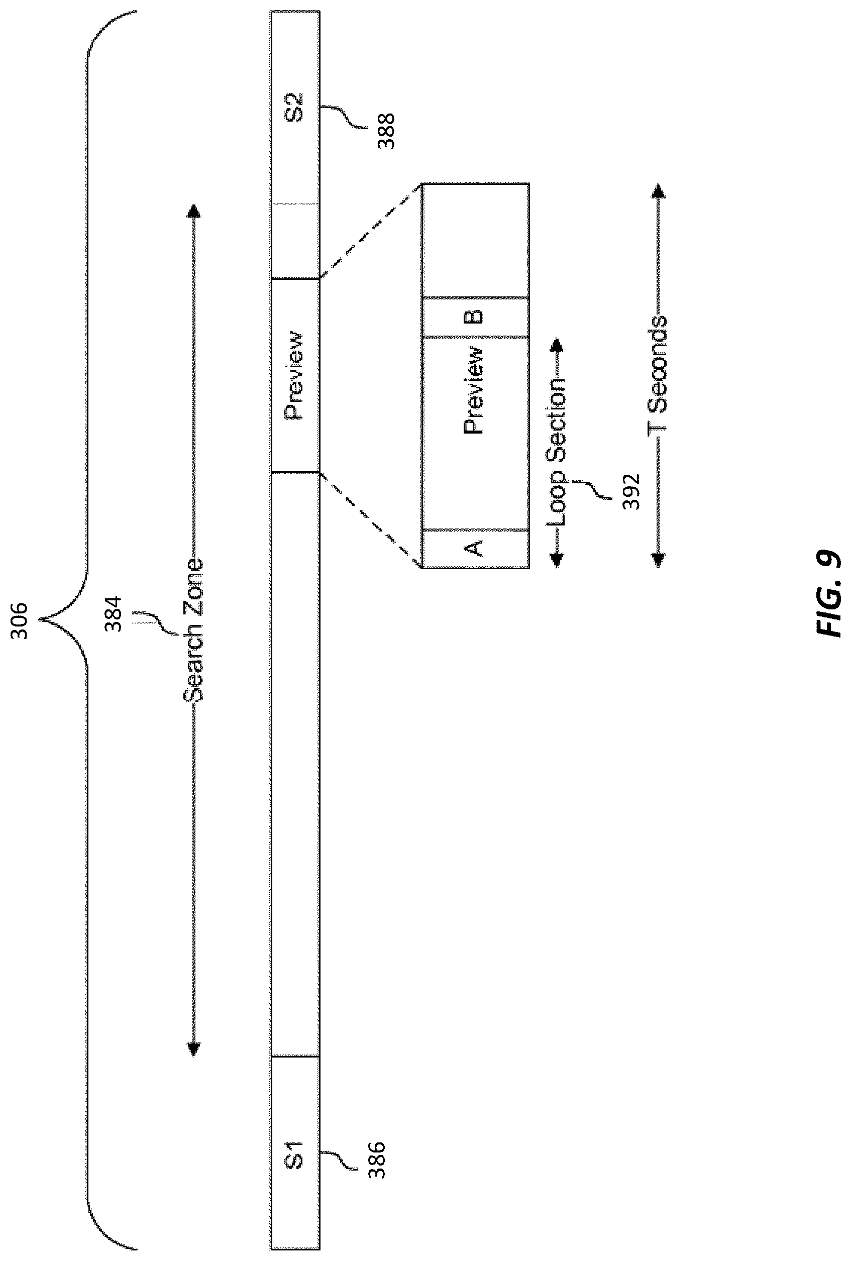 Patent US11775580 Figure 9 – Playlist preview