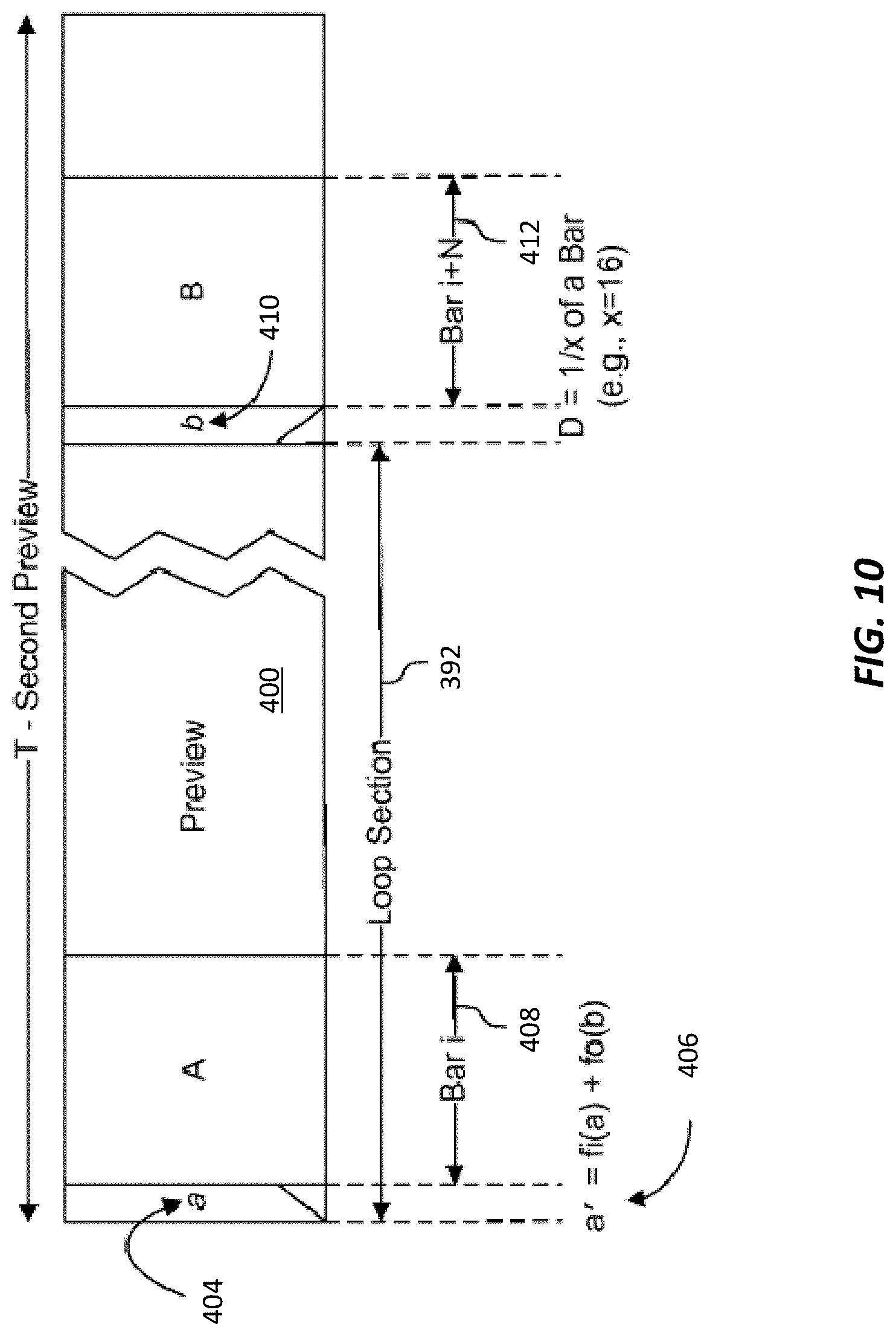 Patent US11775580 Figure 10 – Playlist preview