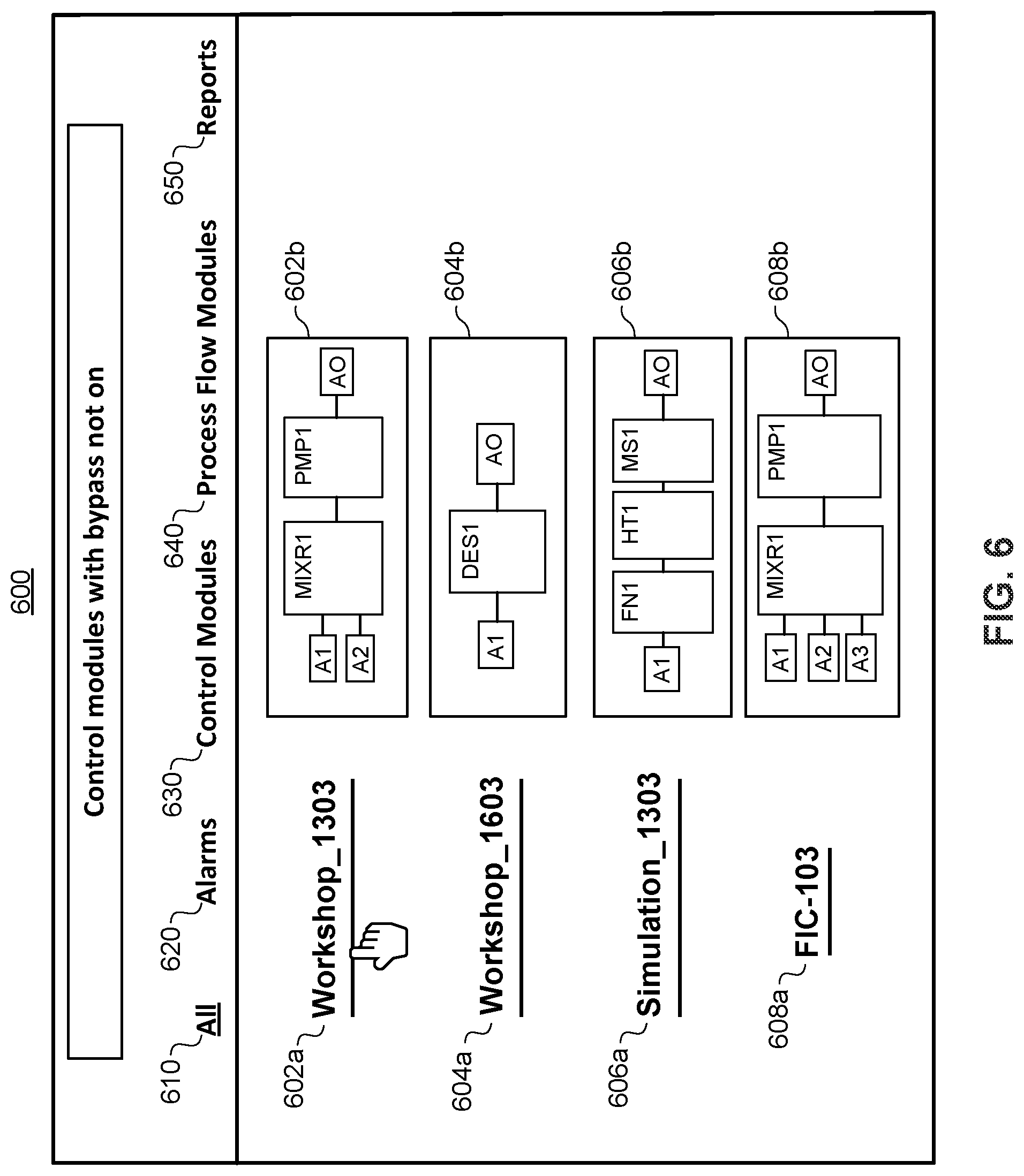 Patent US11775587 Figure 6 – Smart search capabilities in a process control system
