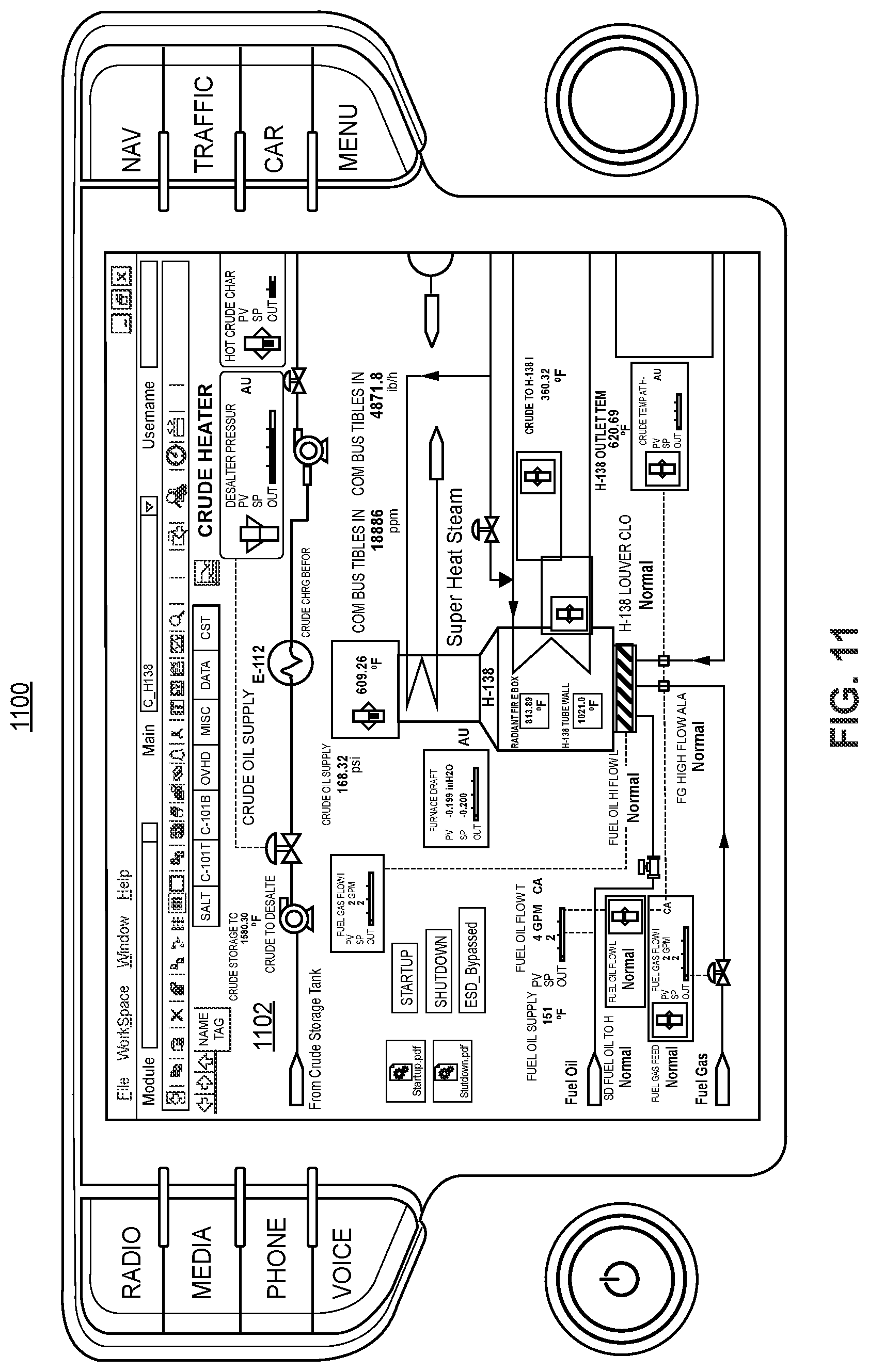Patent US11775587 Figure 11 – Smart search capabilities in a process control system