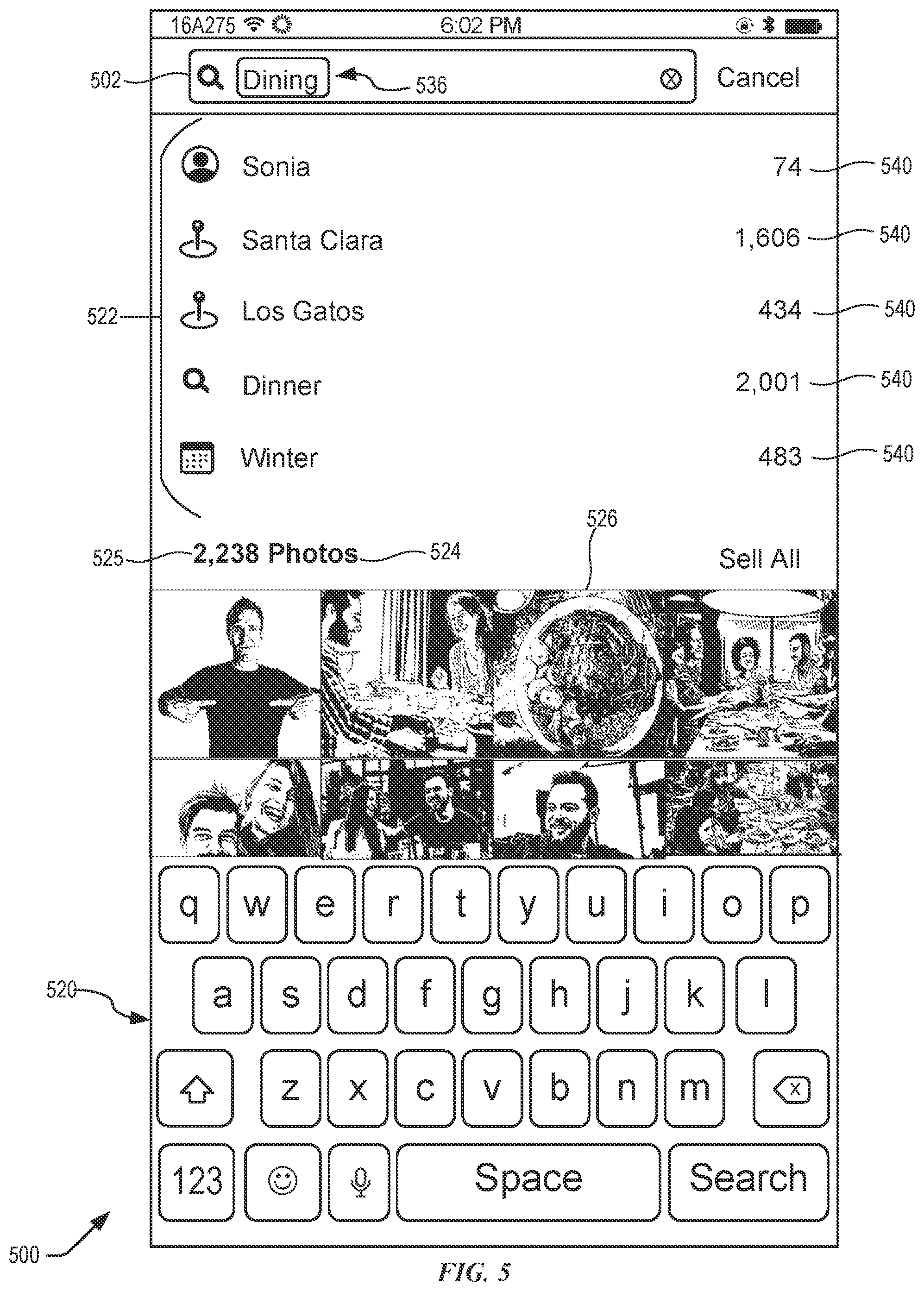 Patent US11775590 Figure 5 – Techniques for disambiguating clustered location identifiers