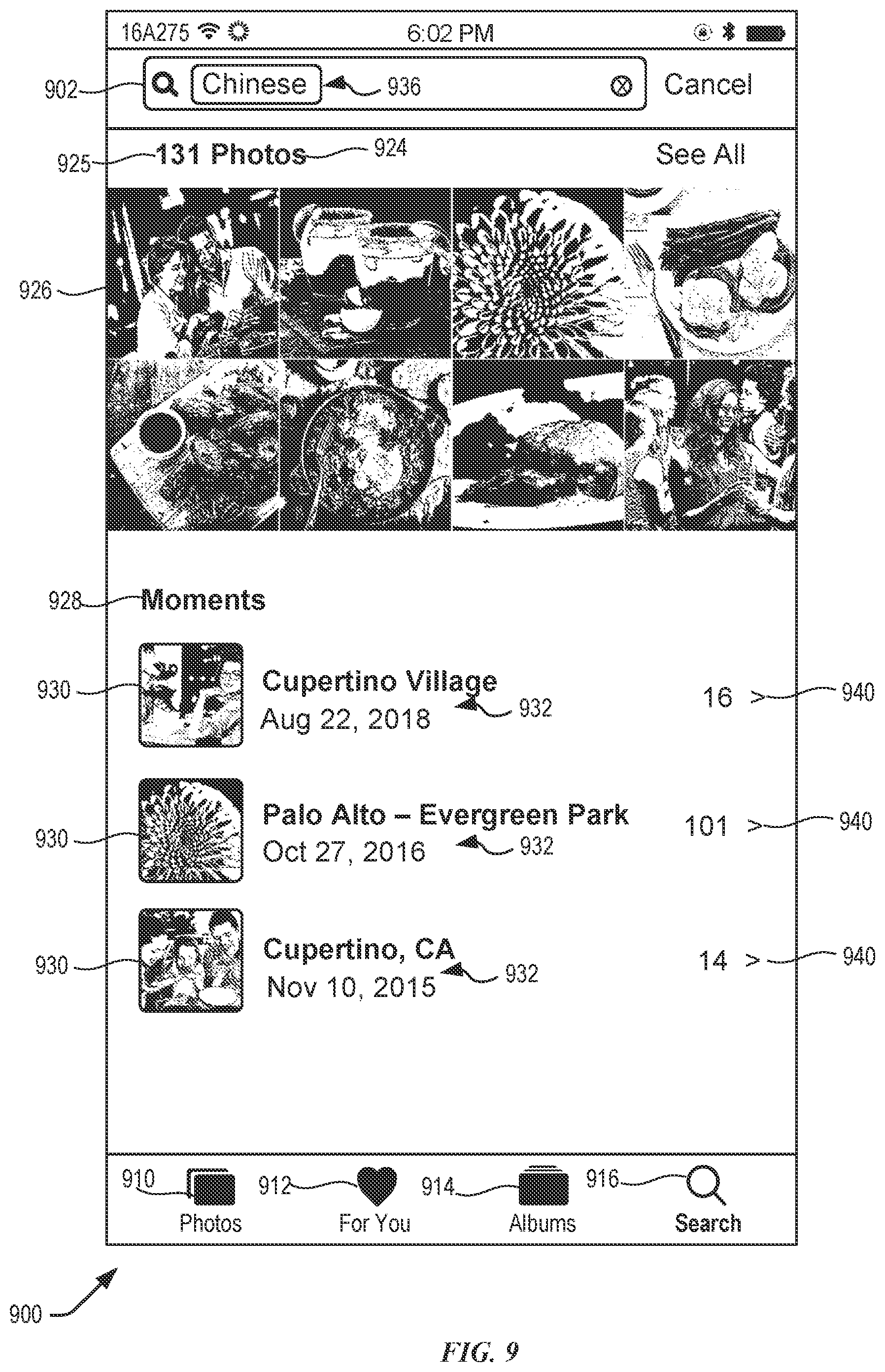 Patent US11775590 Figure 9 – Techniques for disambiguating clustered location identifiers