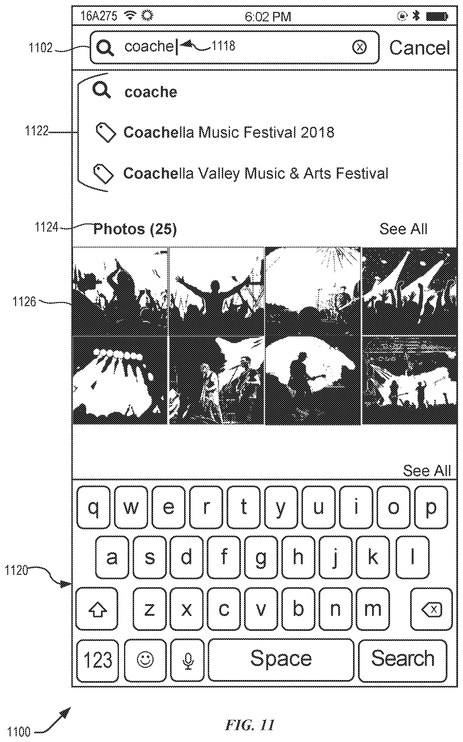 Patent US11775590 Figure 11 – Techniques for disambiguating clustered location identifiers
