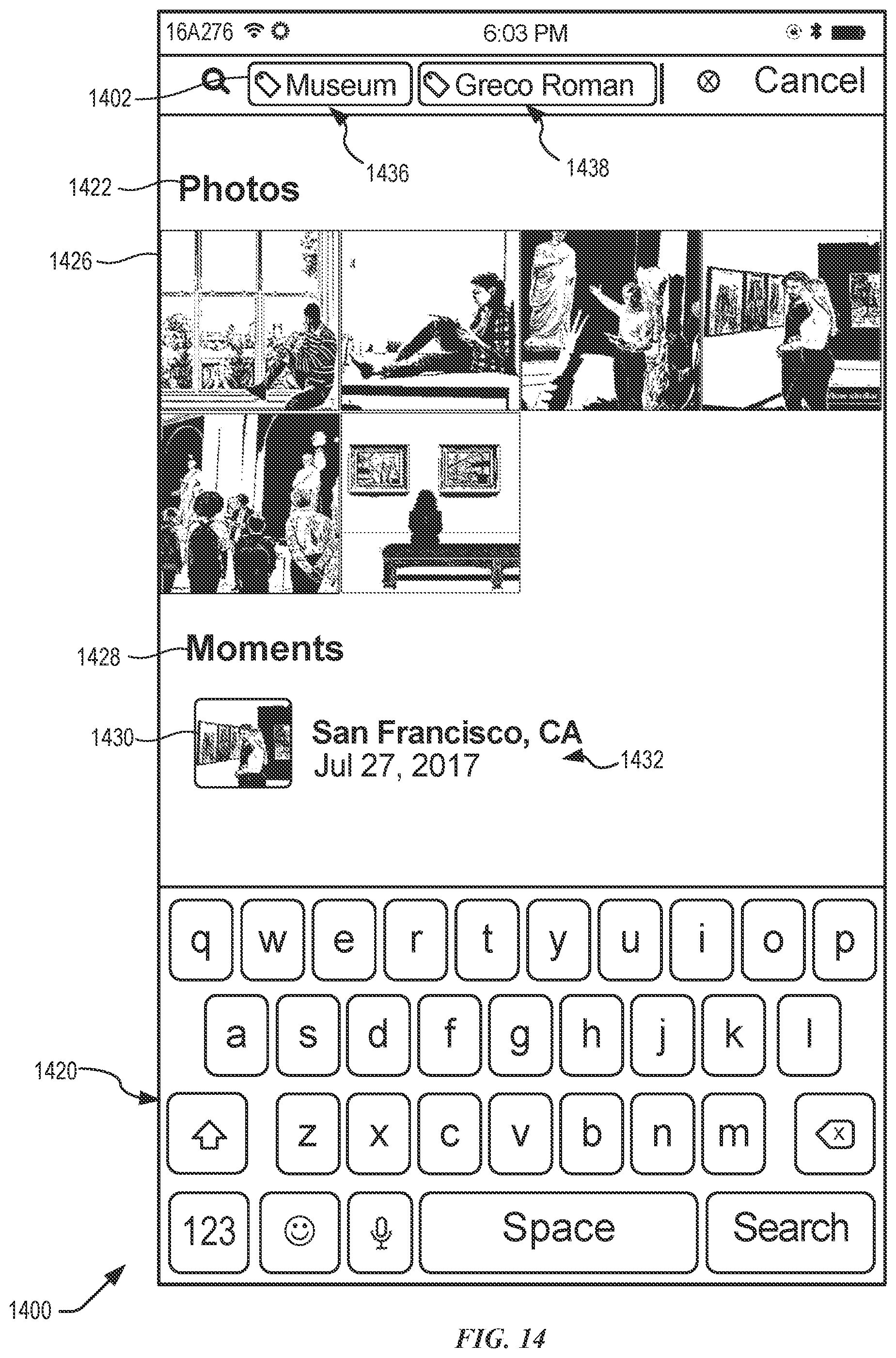 Patent US11775590 Figure 14 – Techniques for disambiguating clustered location identifiers
