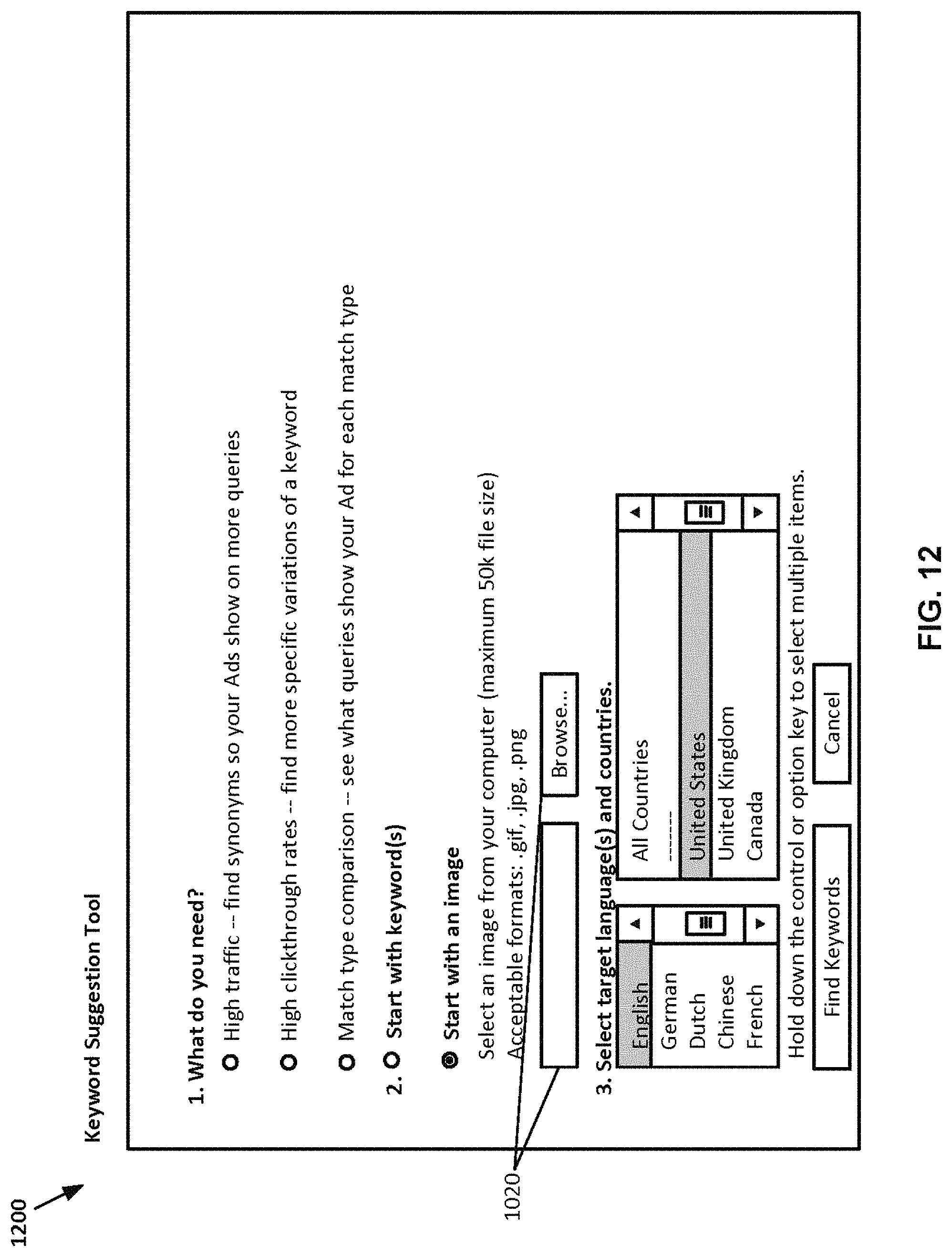 Patent US11775595 Figure 13 – Method and system for mining image searches to associate images with concepts
