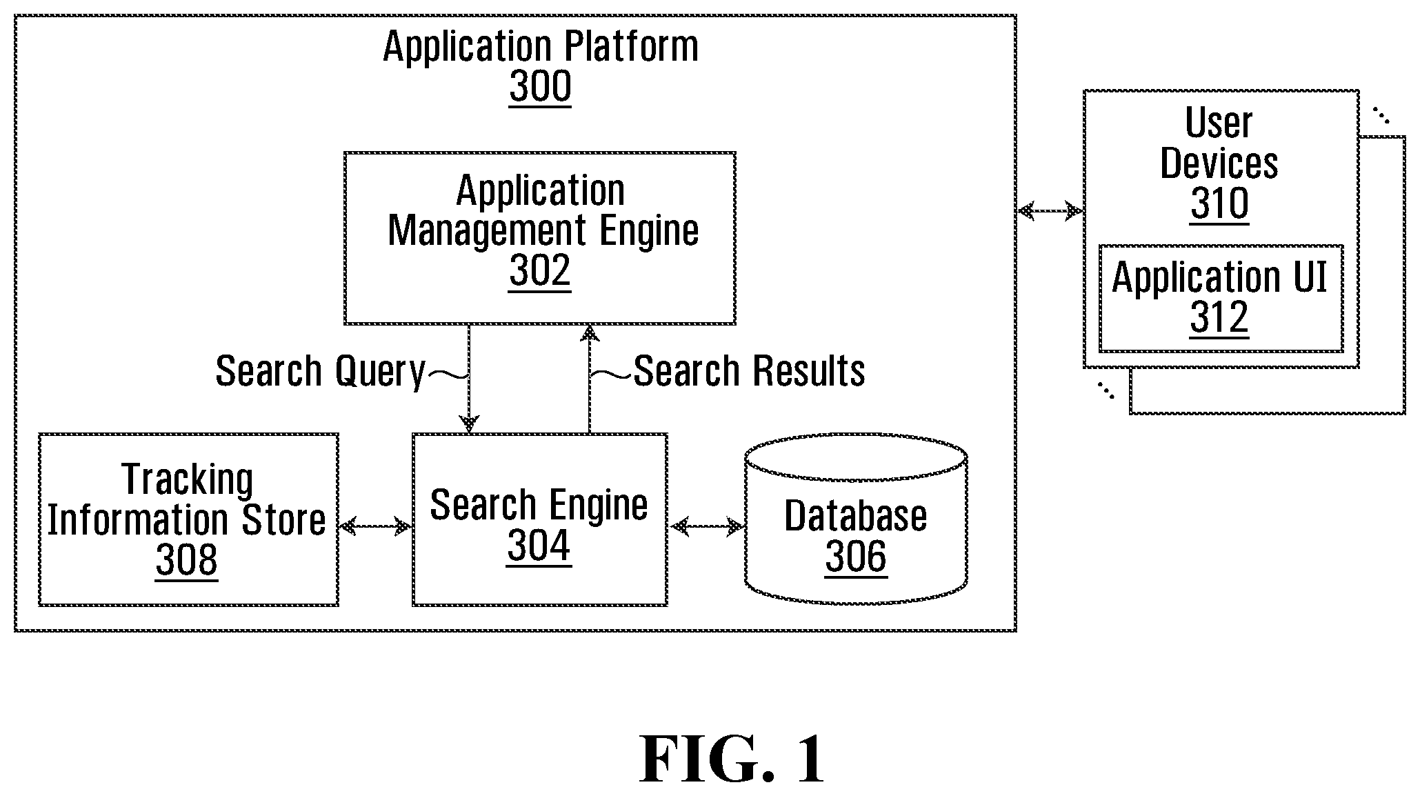 Patent US11775599 Figure 1 – System and method for displaying customized search results based on past behaviour