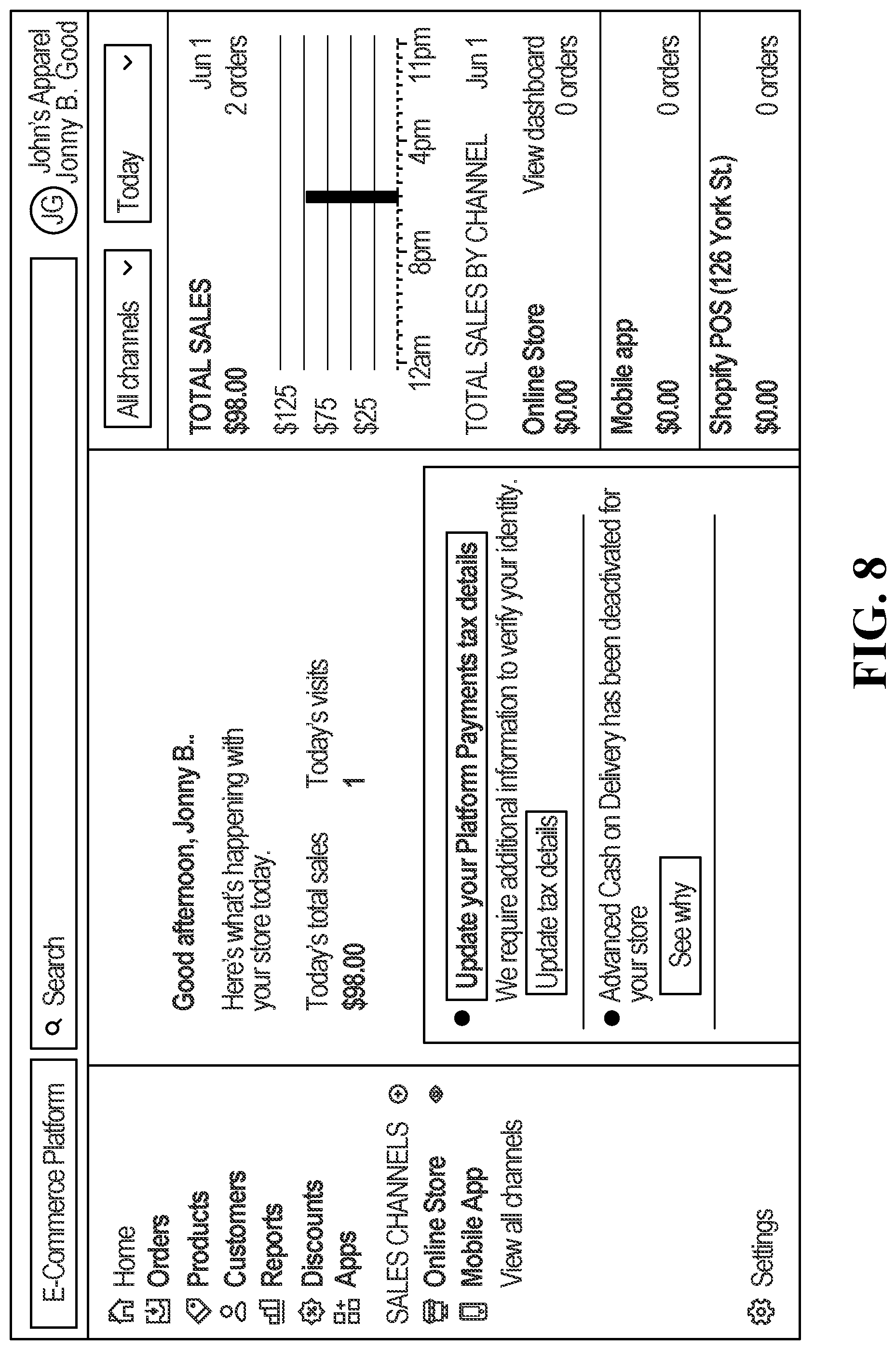 Patent US11775599 Figure 18 – System and method for displaying customized search results based on past behaviour