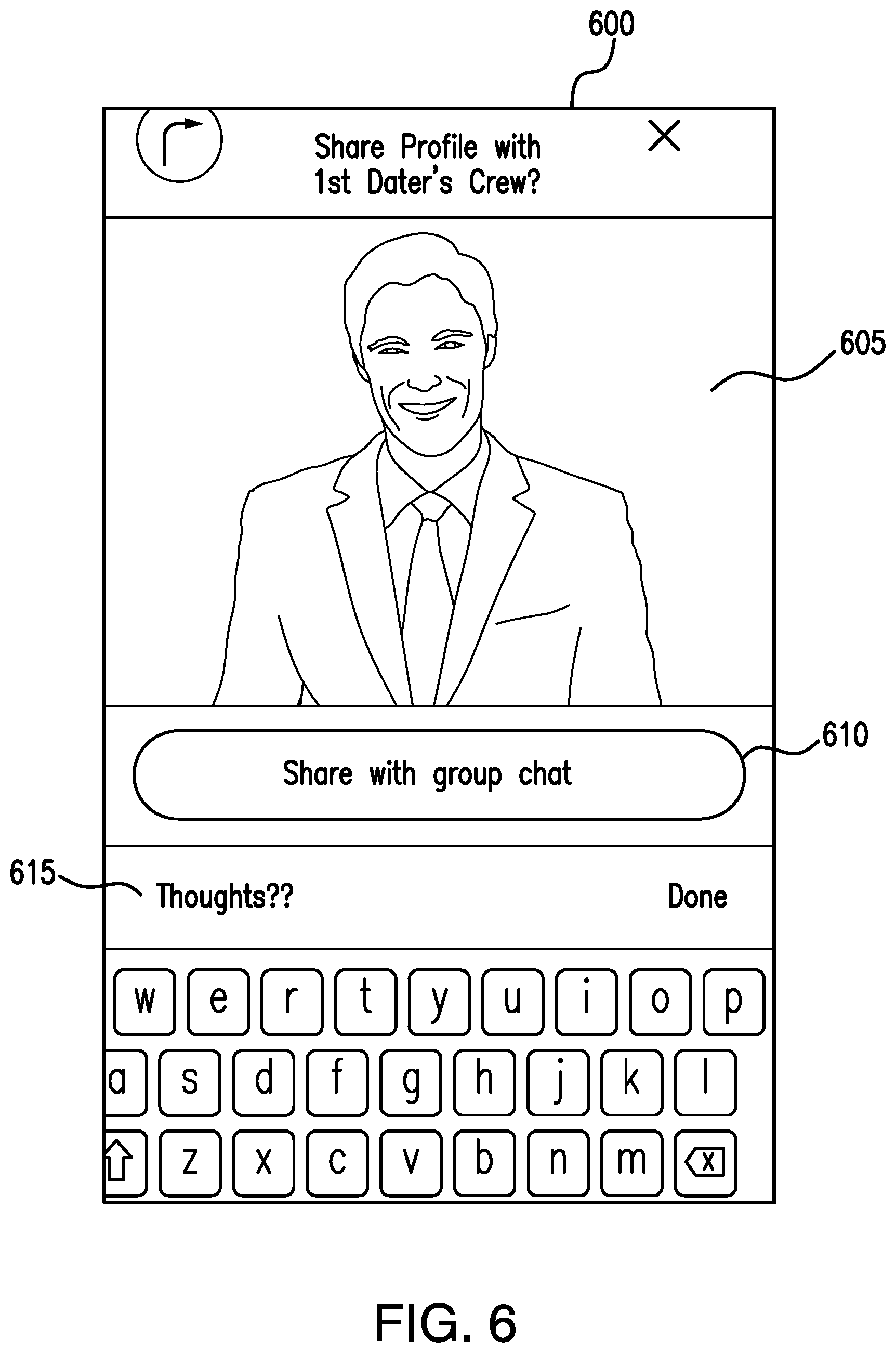 Patent US11775600 Figure 11 – System and method for matching users based on selections made by third parties