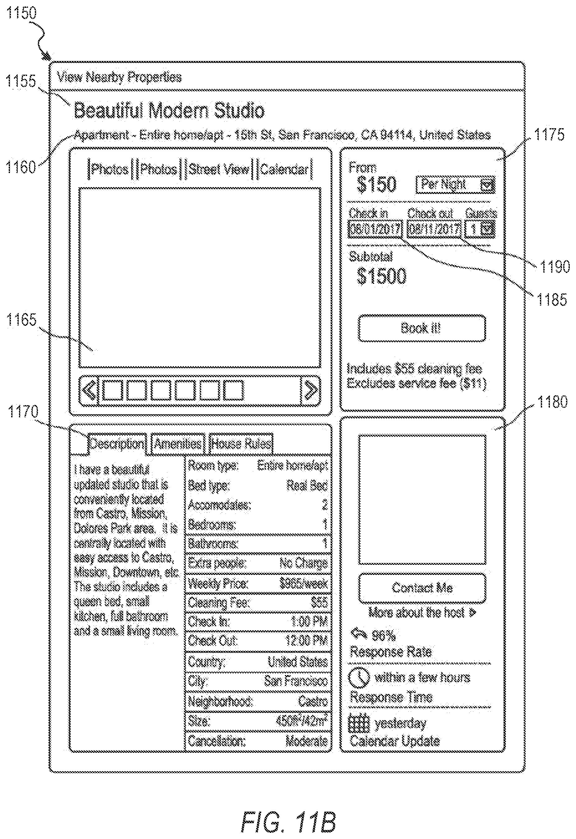 Patent US11775601 Figure 12 – User electronic message system
