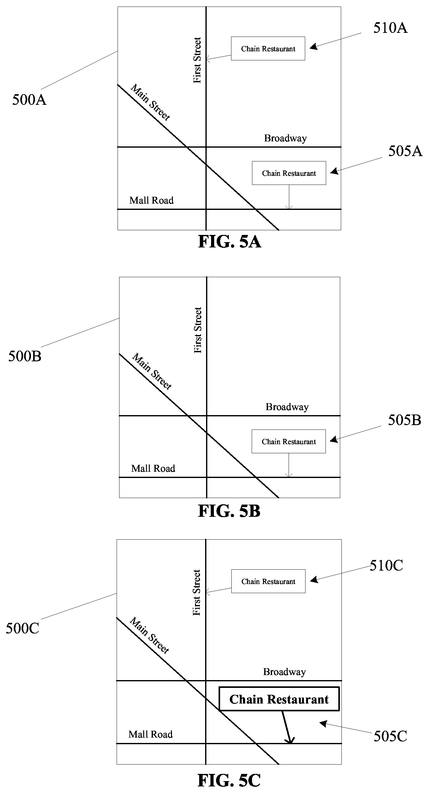 Patent US11775605 Figure 5 – Determining relevance of points of interest to a user