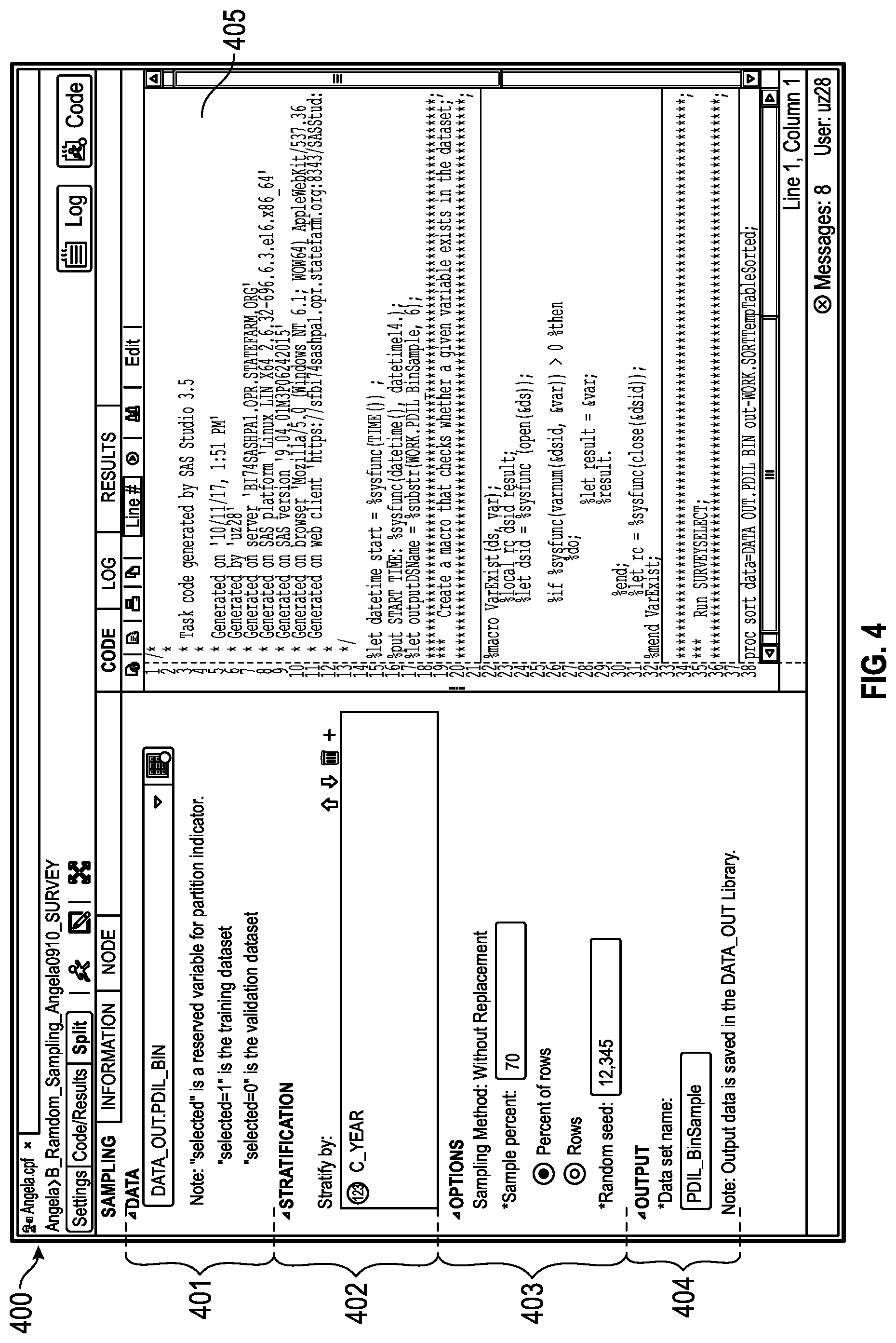 Patent US11775619 Figure 4 – Technology for building and managing data models