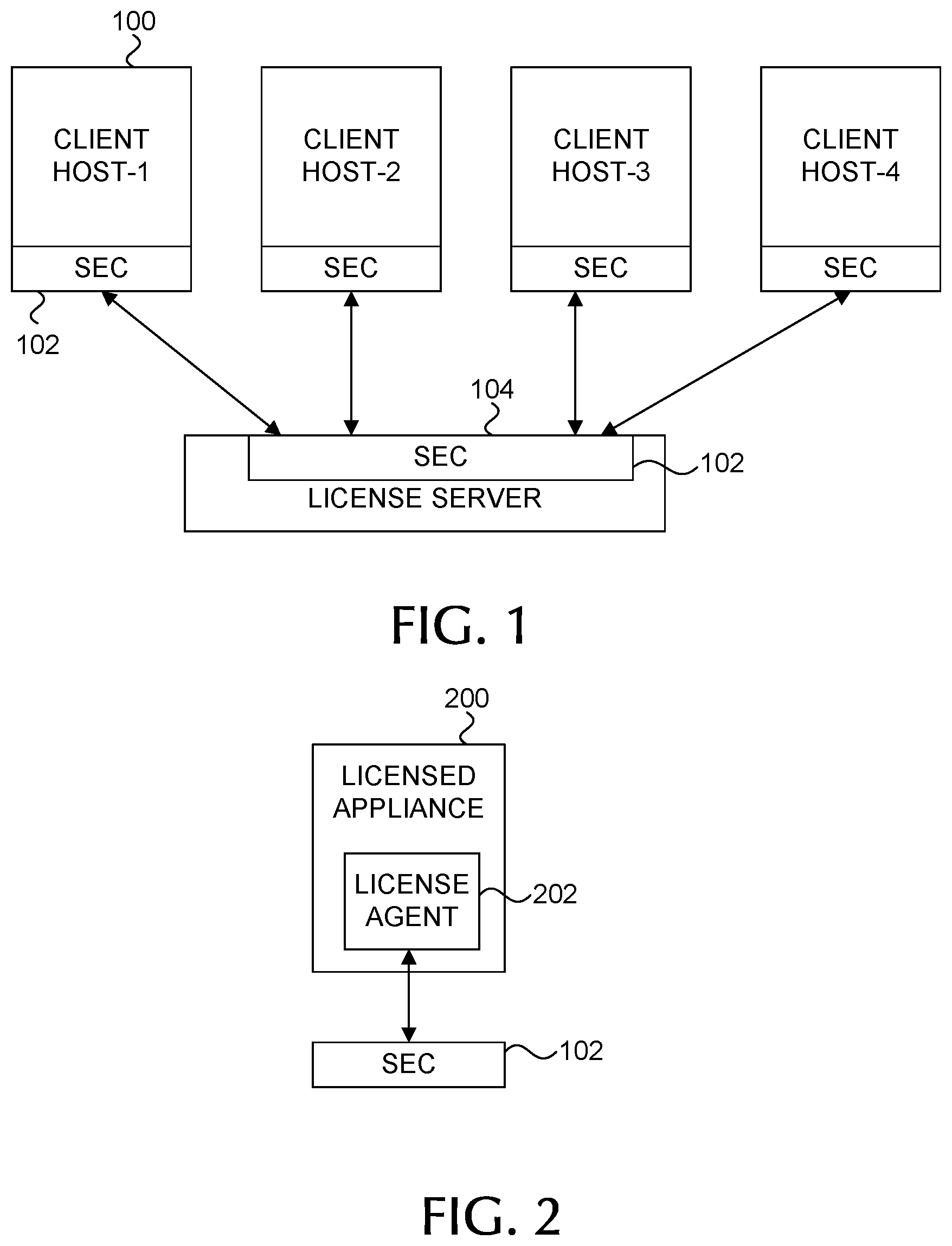 Patent US11775621 Figure 1 – Licensing in the cloud