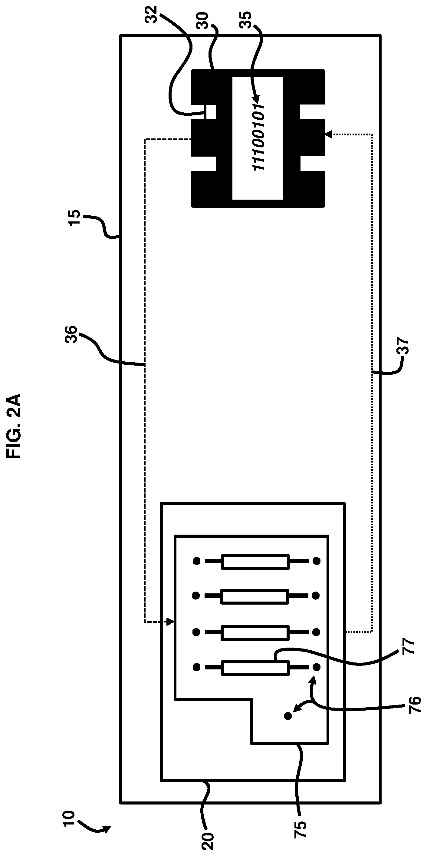 Patent US11775630 Figure 2 – Authentication of devices by indicators on device packaging