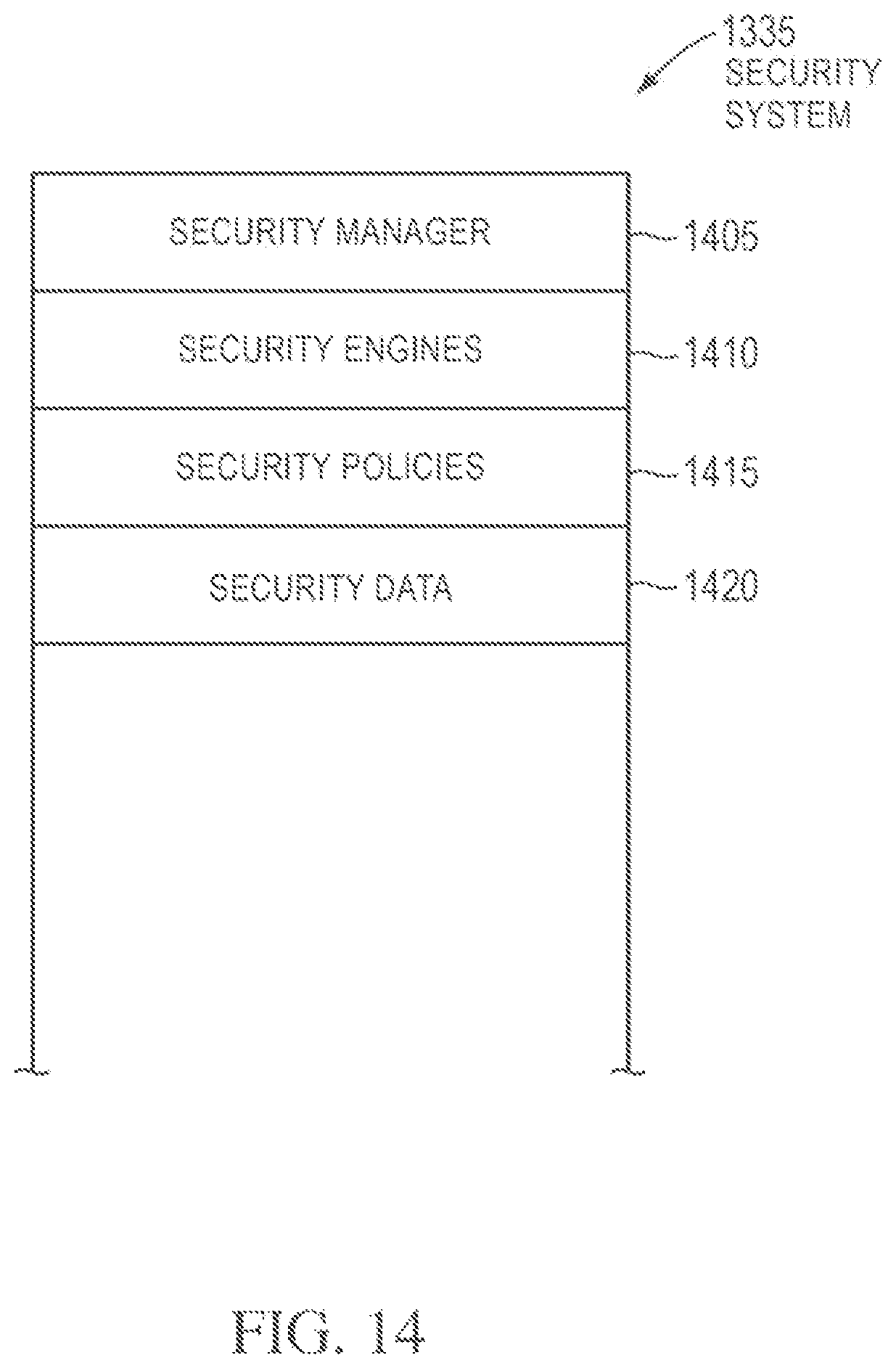 Patent US11775644 Figure 13 – Systems and methods for providing security services during power management mode