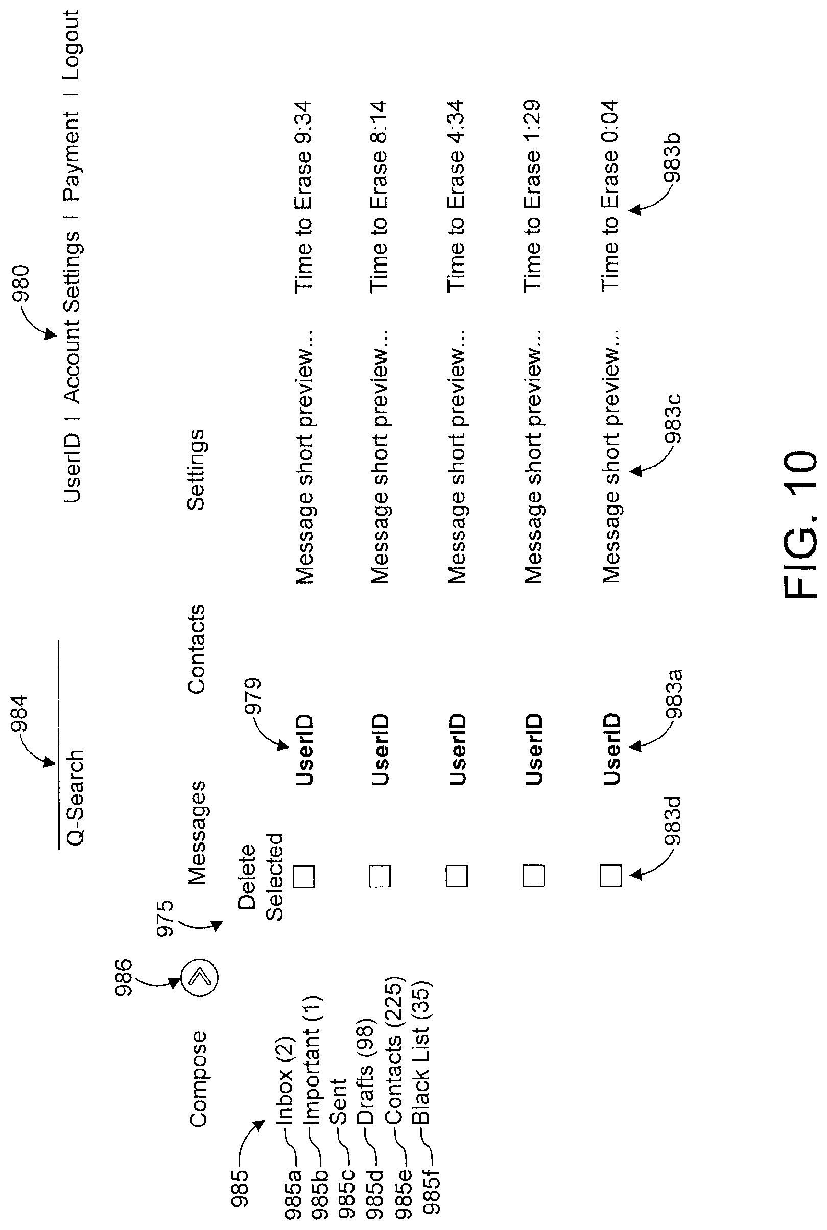 Patent US11775668 Figure 10 – Messaging systems and methods