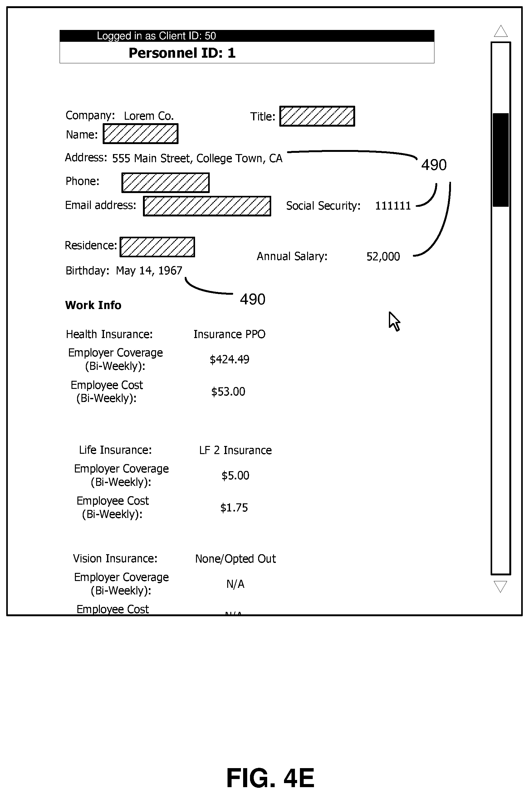 Patent US11775678 Figure 8 – Tagging and auditing sensitive information in a database environment