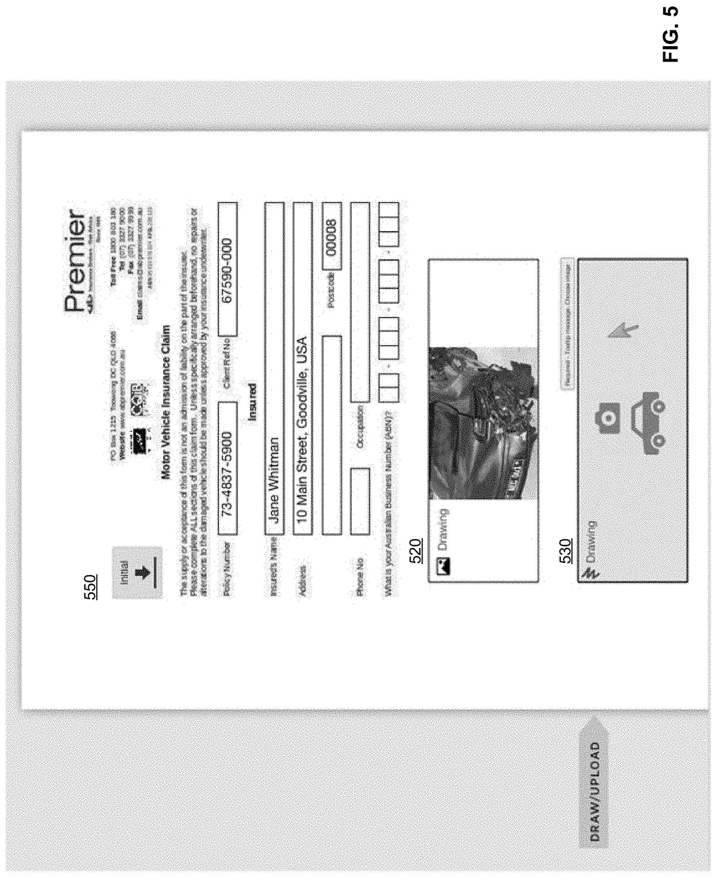 Patent US11775689 Figure 5 – Integration of pictorial content into secure signature documents