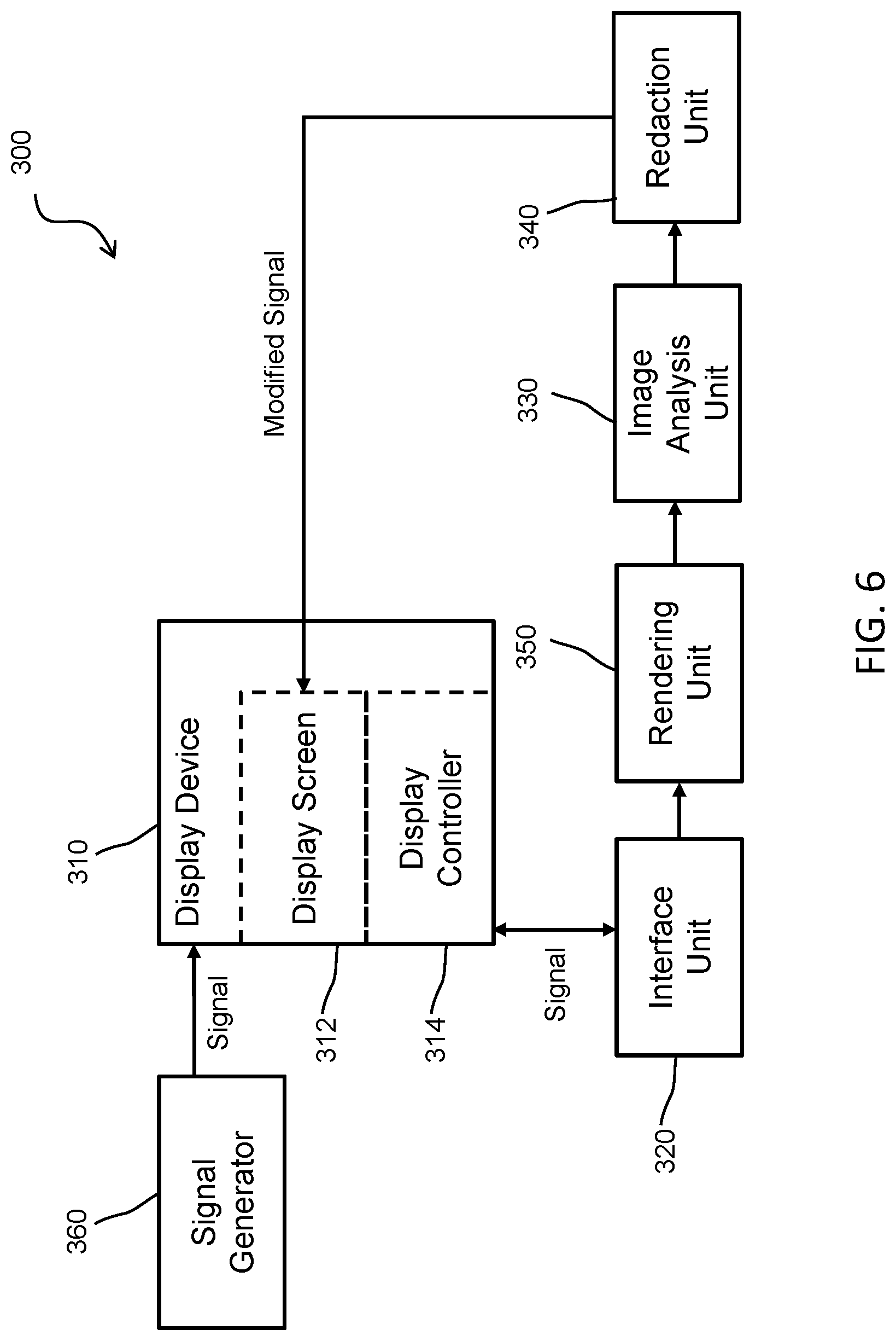 Patent US11775695 Figure 6 – Image redaction for a display device