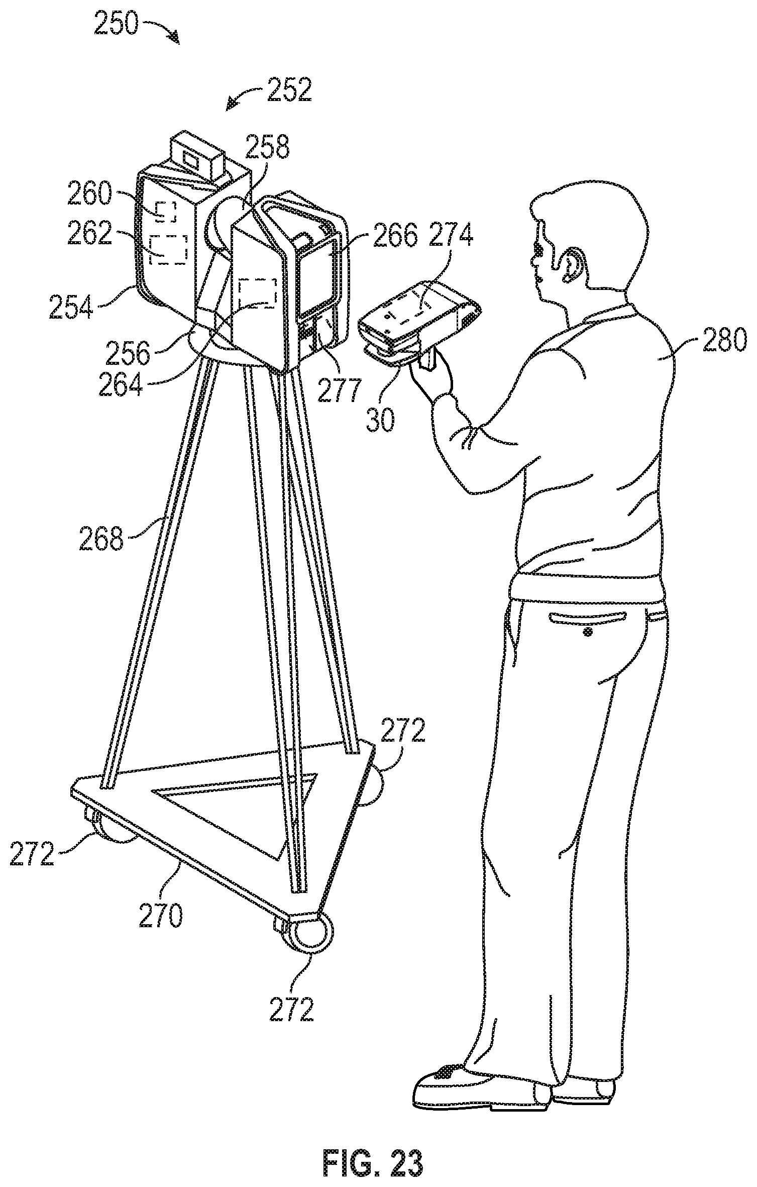 Patent US11775701 Figure 17 – System and method of scanning an environment and generating two dimensional images of the environment