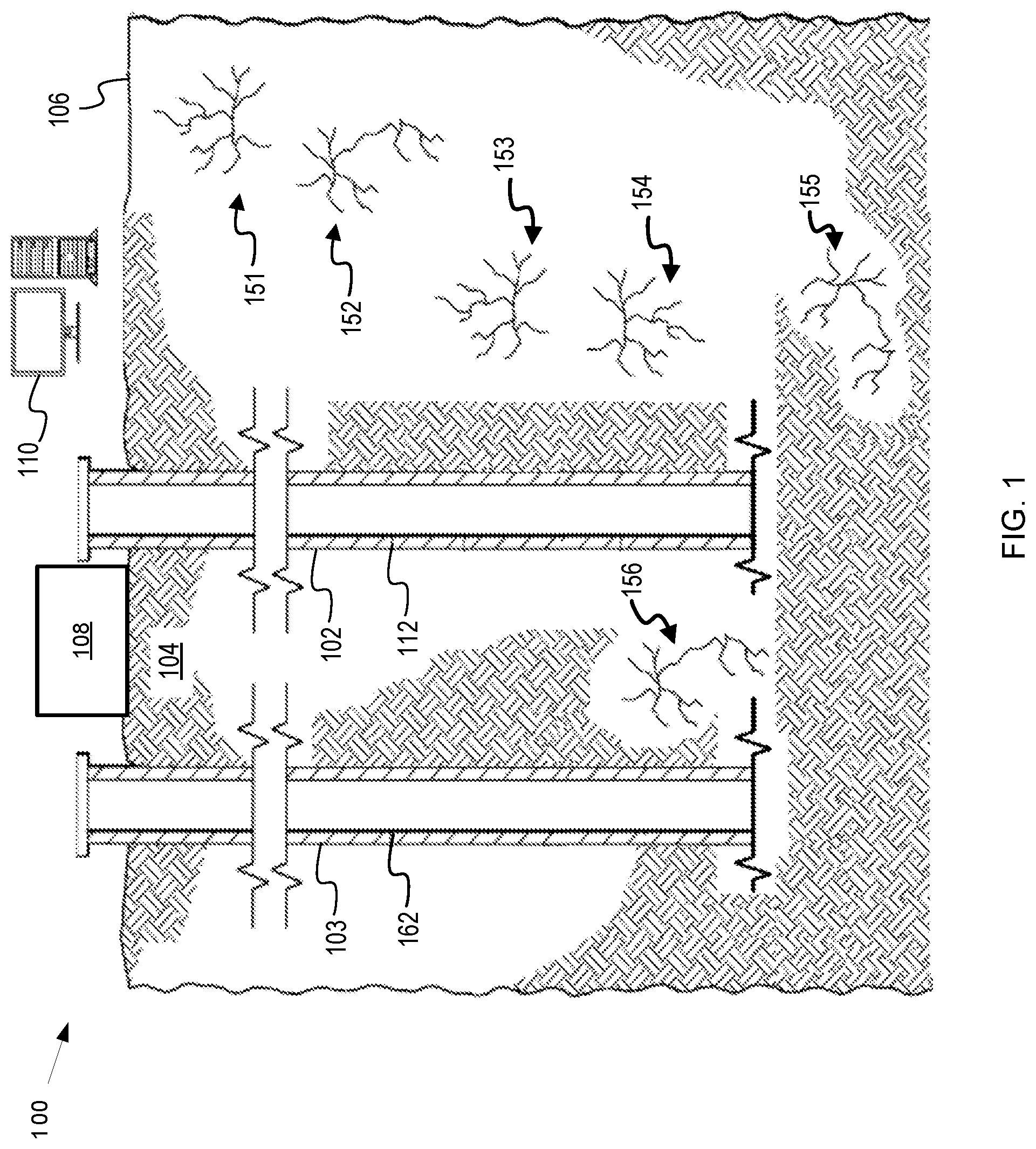 Patent US11775708 — Diffusion flux inclusion for a reservoir simulation for hydrocarbon recovery — Figure 1