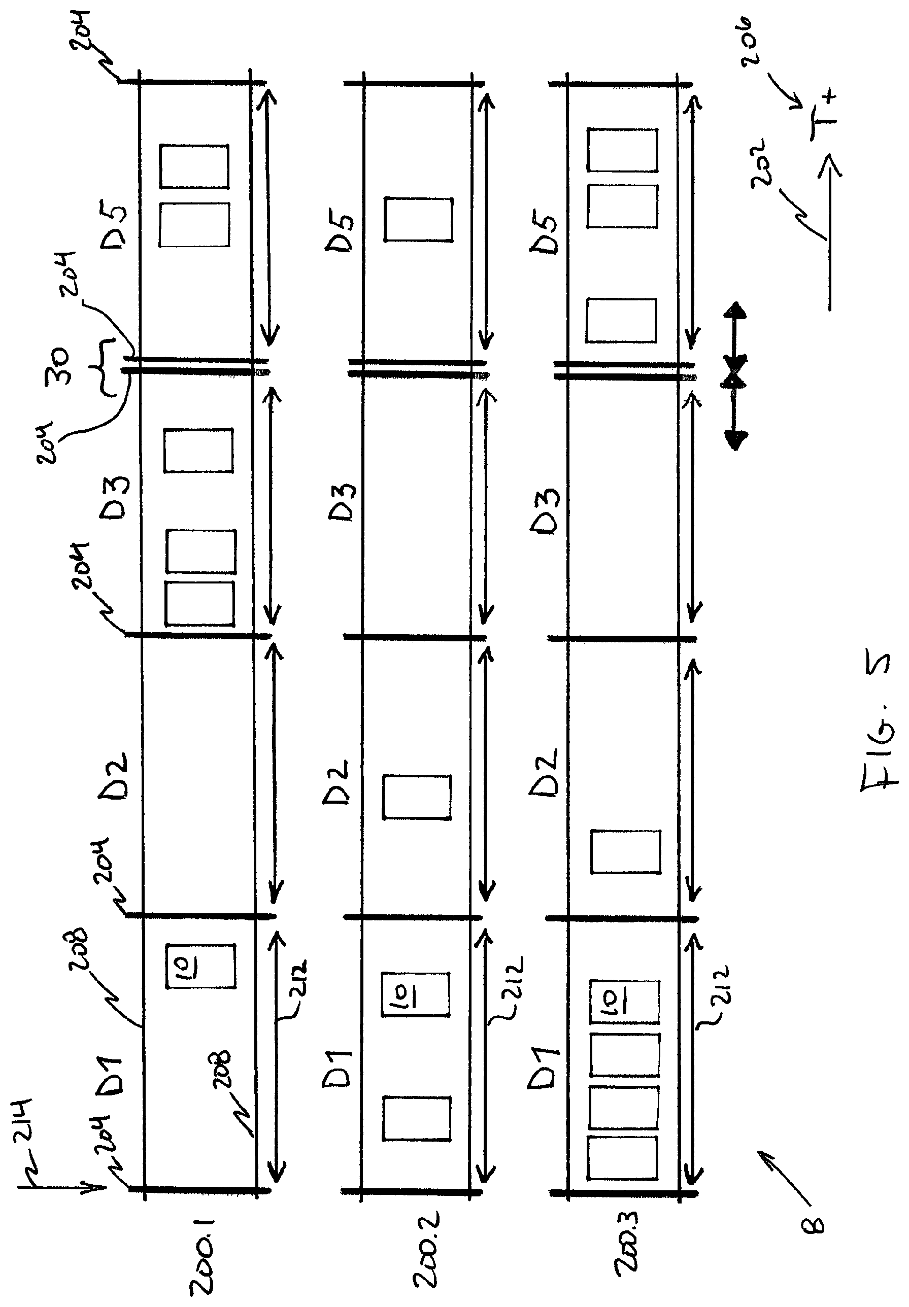 Patent US11775732 Figure 5 – Timeline with timescales for presenting images