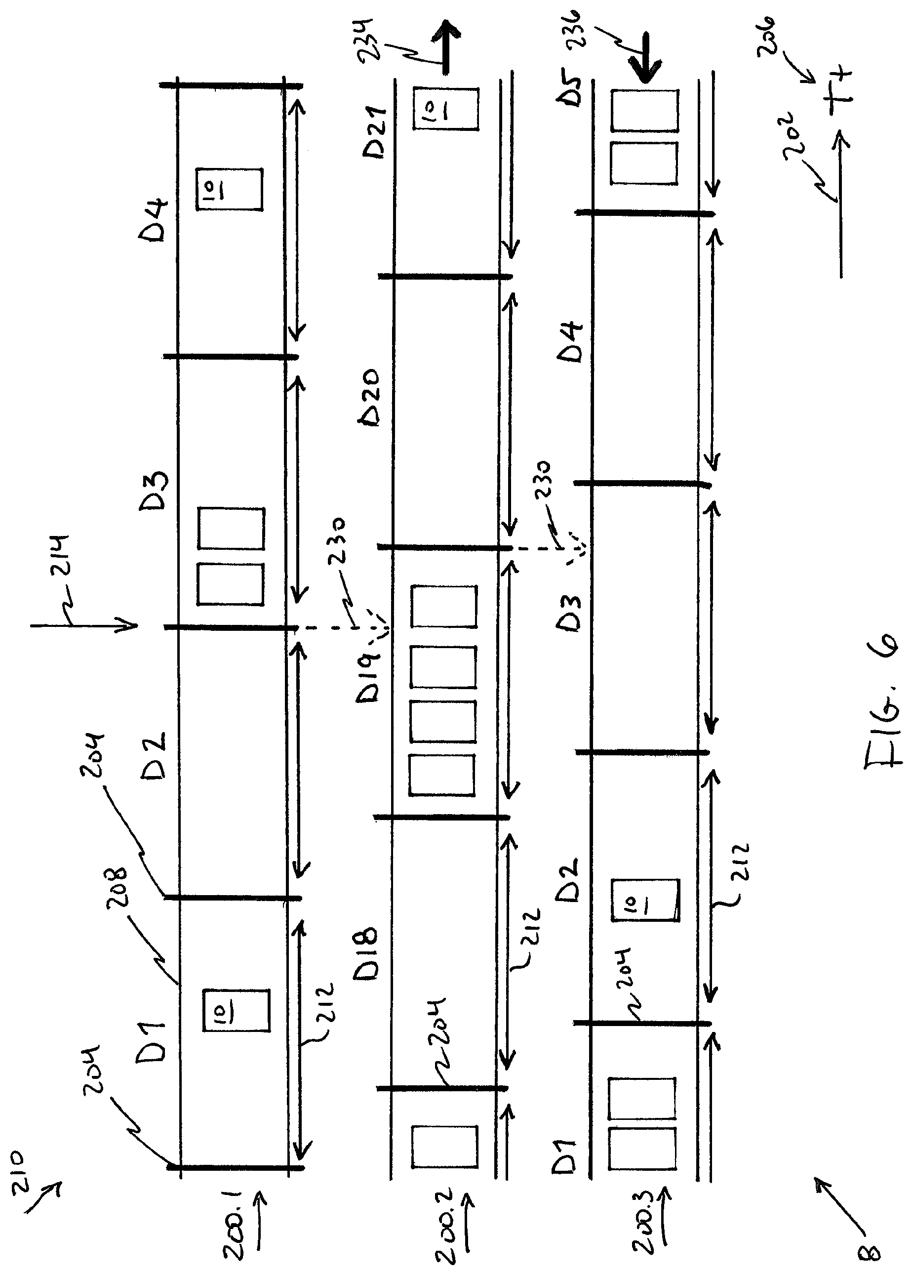 Patent US11775732 Figure 6 – Timeline with timescales for presenting images