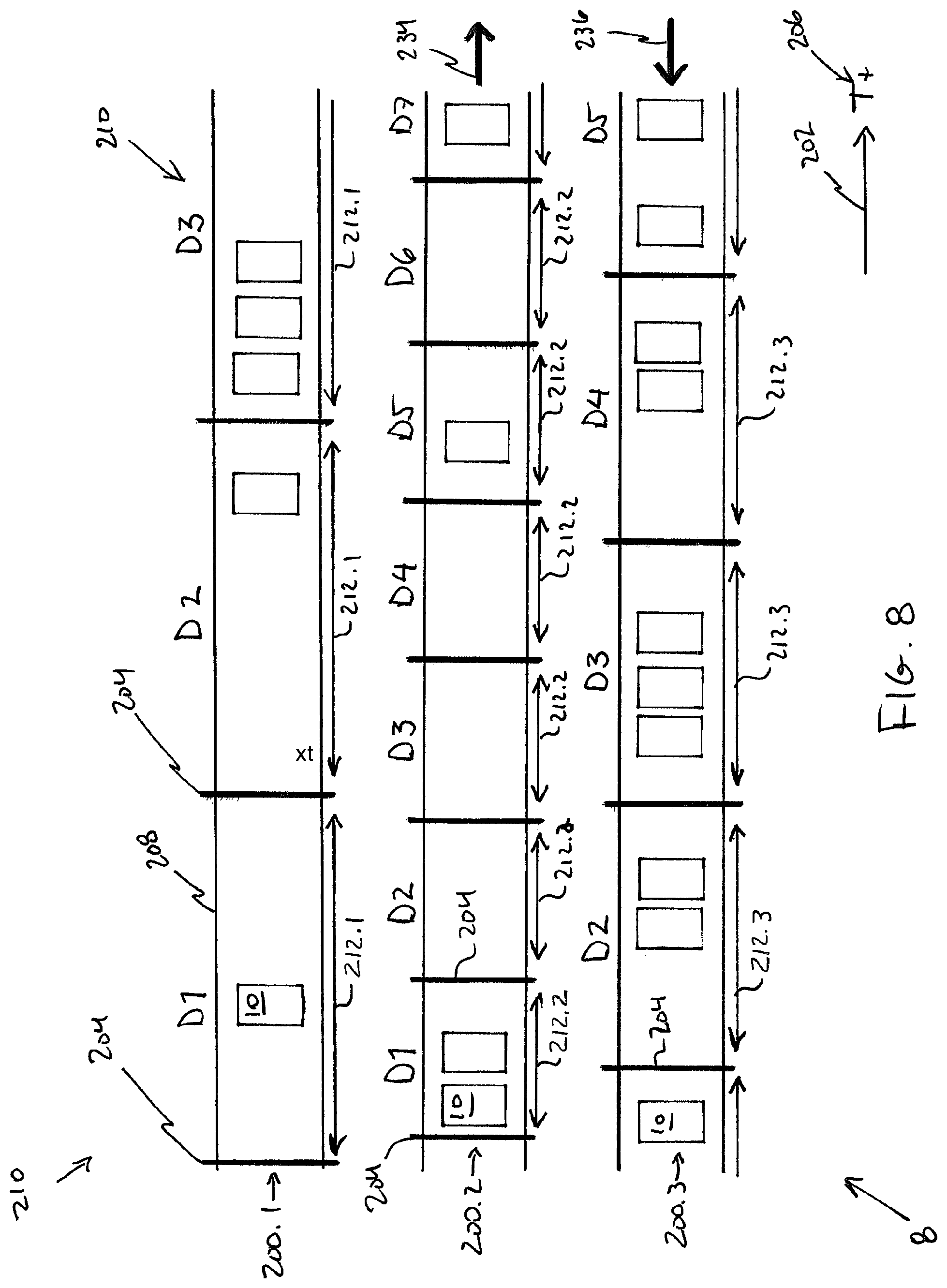 Patent US11775732 Figure 8 – Timeline with timescales for presenting images