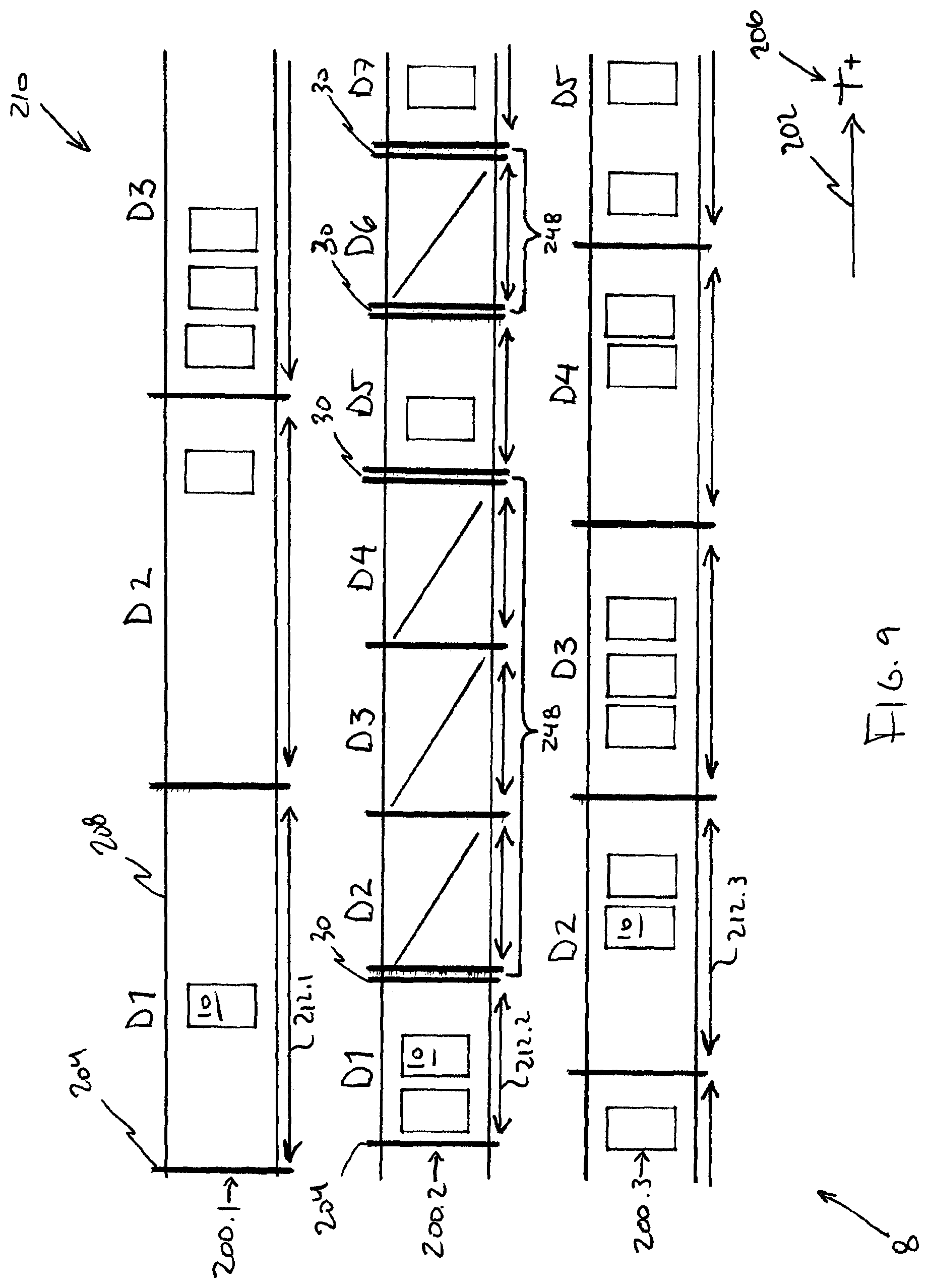 Patent US11775732 Figure 9 – Timeline with timescales for presenting images
