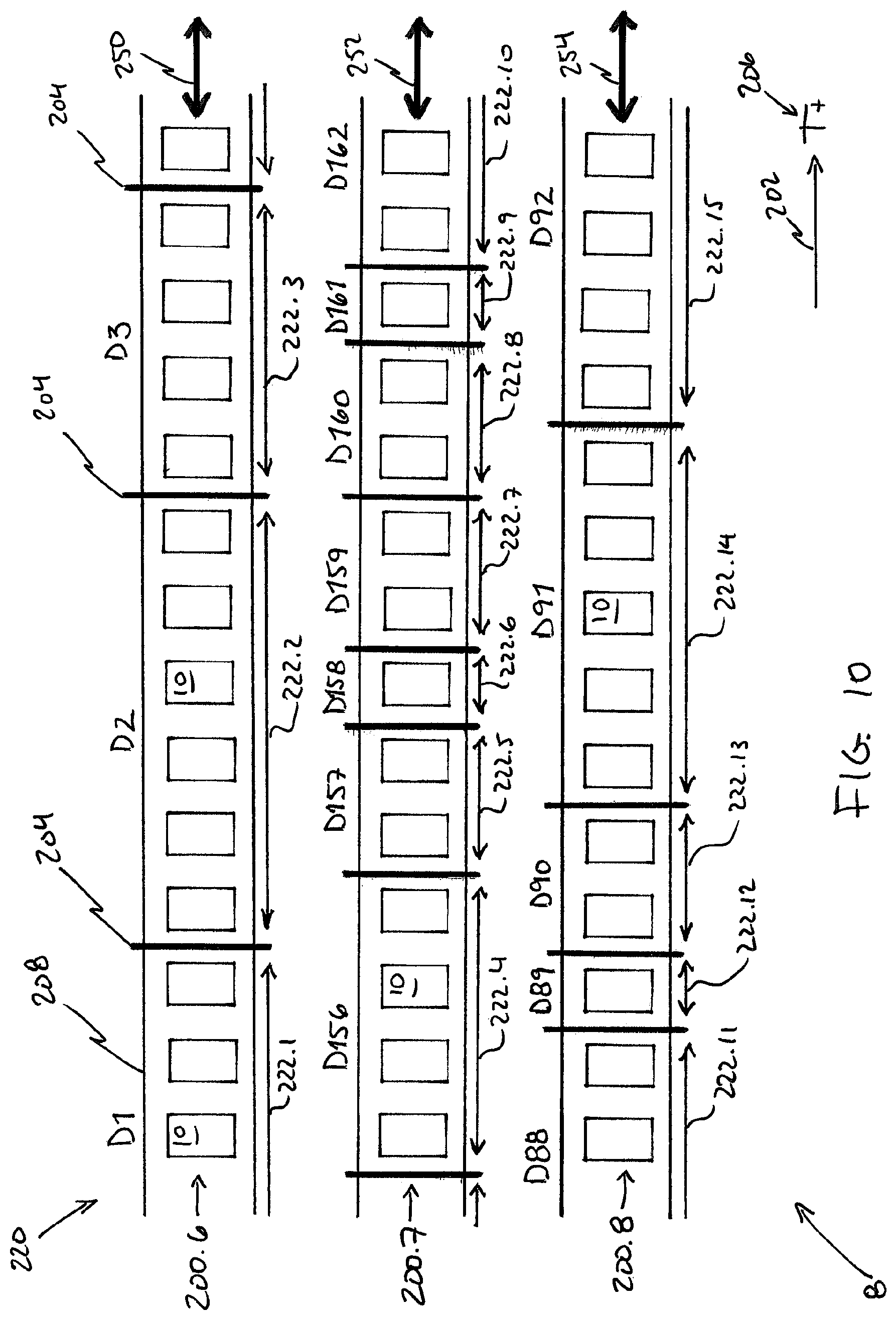 Patent US11775732 Figure 10 – Timeline with timescales for presenting images