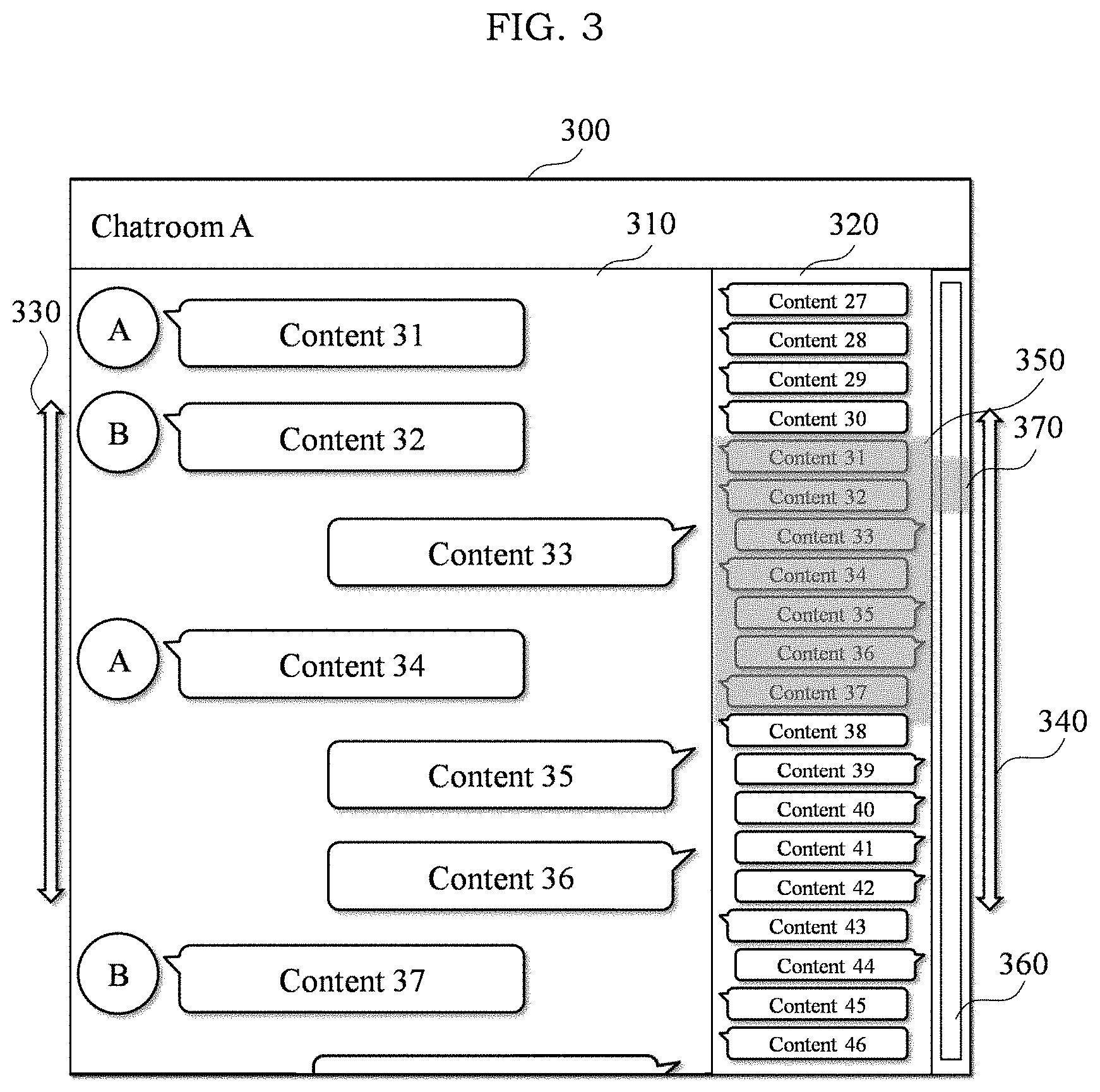Patent US11775736 Figure 3 – Method and system for providing mini-map in chatroom