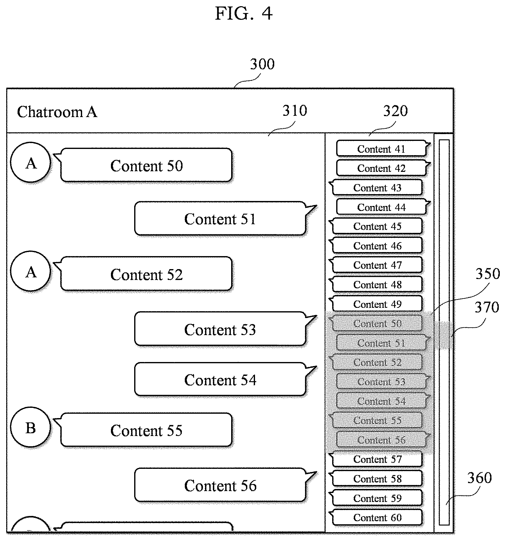 Patent US11775736 Figure 4 – Method and system for providing mini-map in chatroom