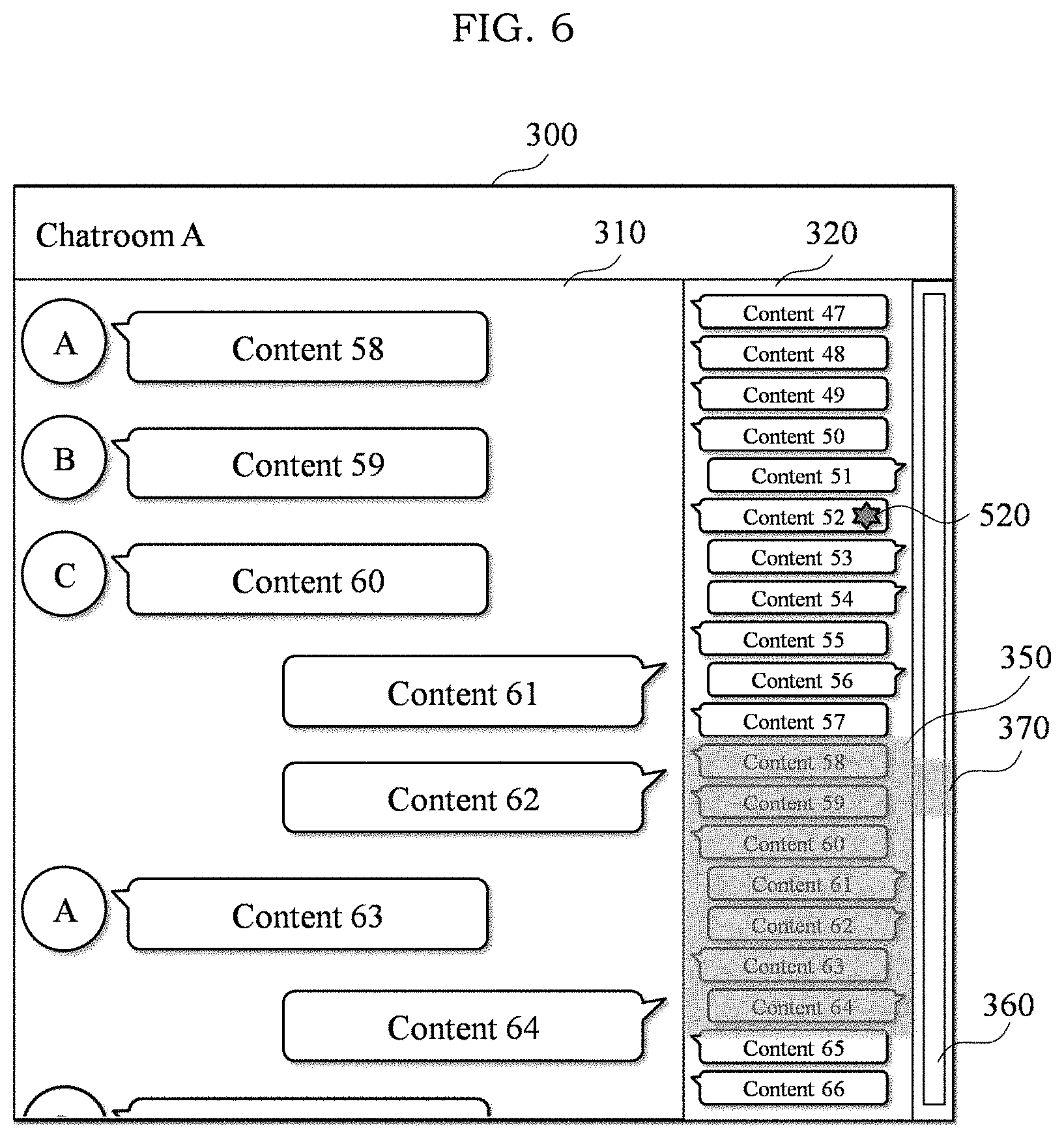 Patent US11775736 Figure 6 – Method and system for providing mini-map in chatroom