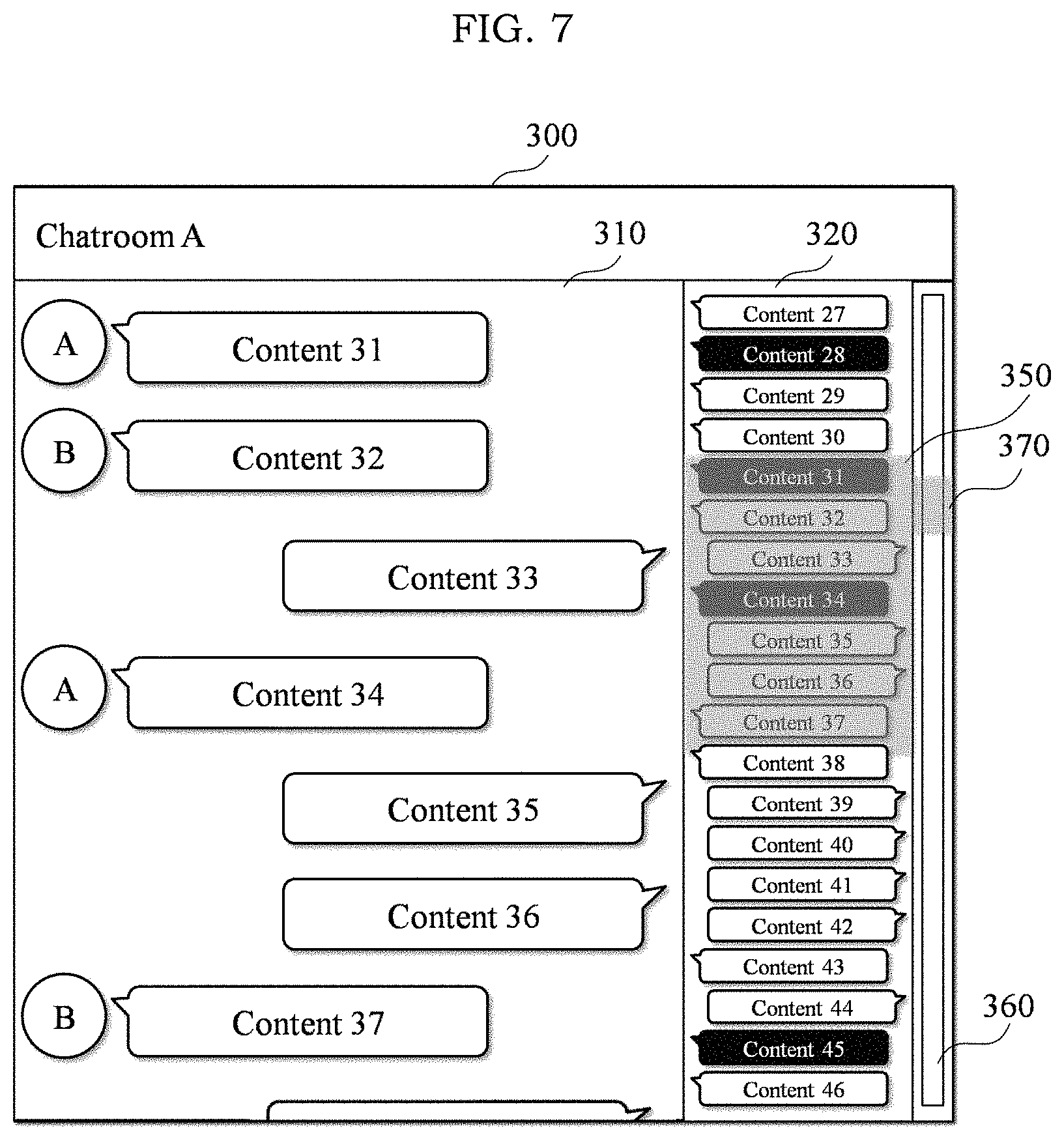 Patent US11775736 Figure 7 – Method and system for providing mini-map in chatroom