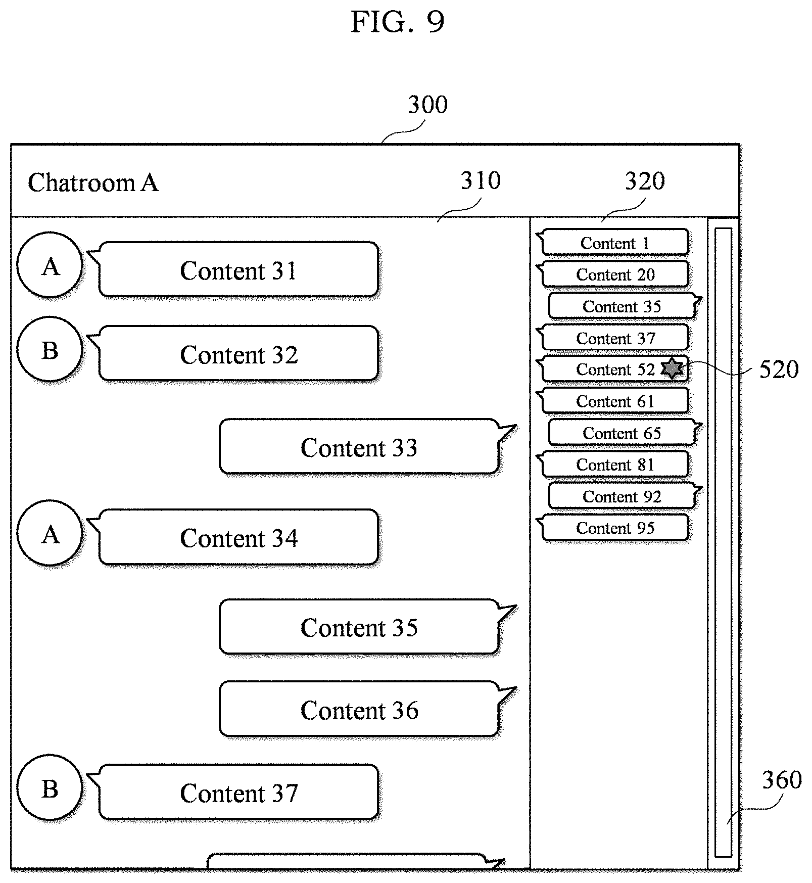 Patent US11775736 Figure 9 – Method and system for providing mini-map in chatroom