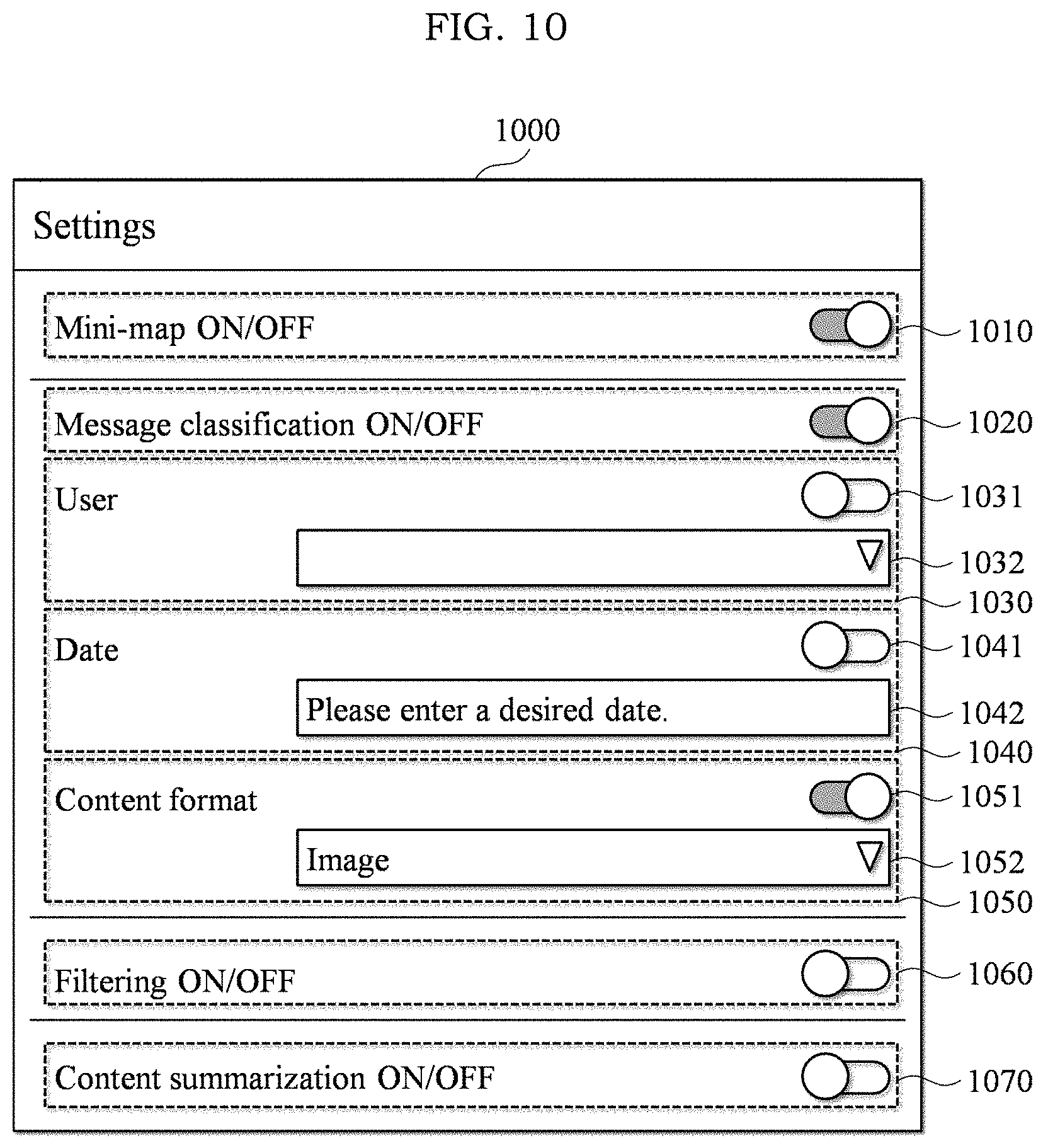 Patent US11775736 Figure 10 – Method and system for providing mini-map in chatroom