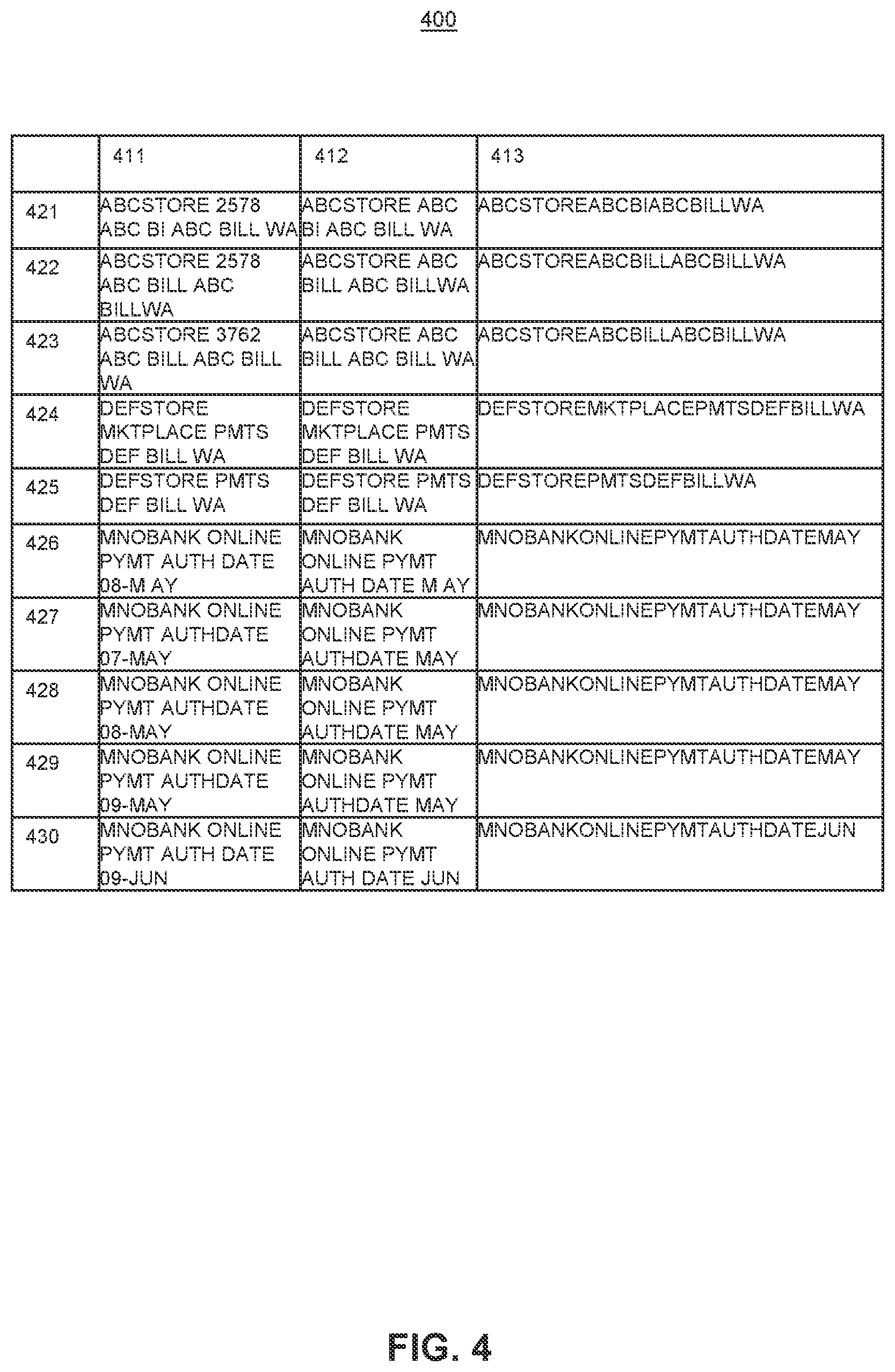 Patent US11775737 Figure 5 – System and method for correction of acquired transaction text fields