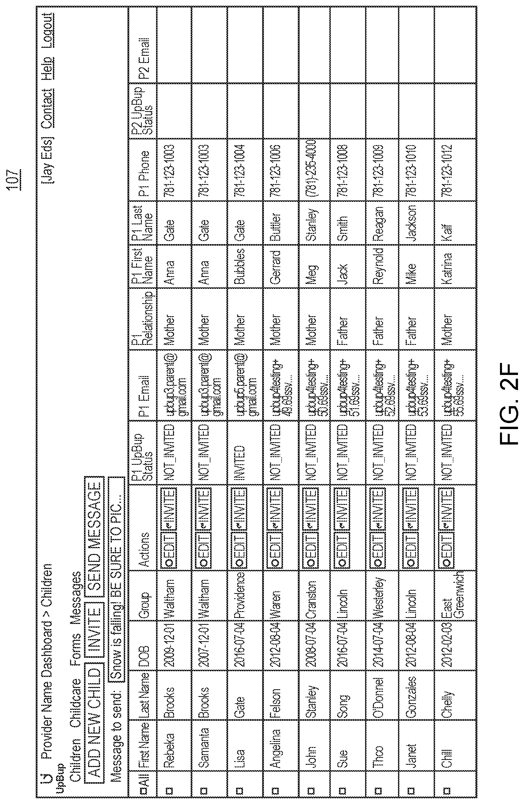 Patent US11775743 Figure 11 – Forms generation interface for web service