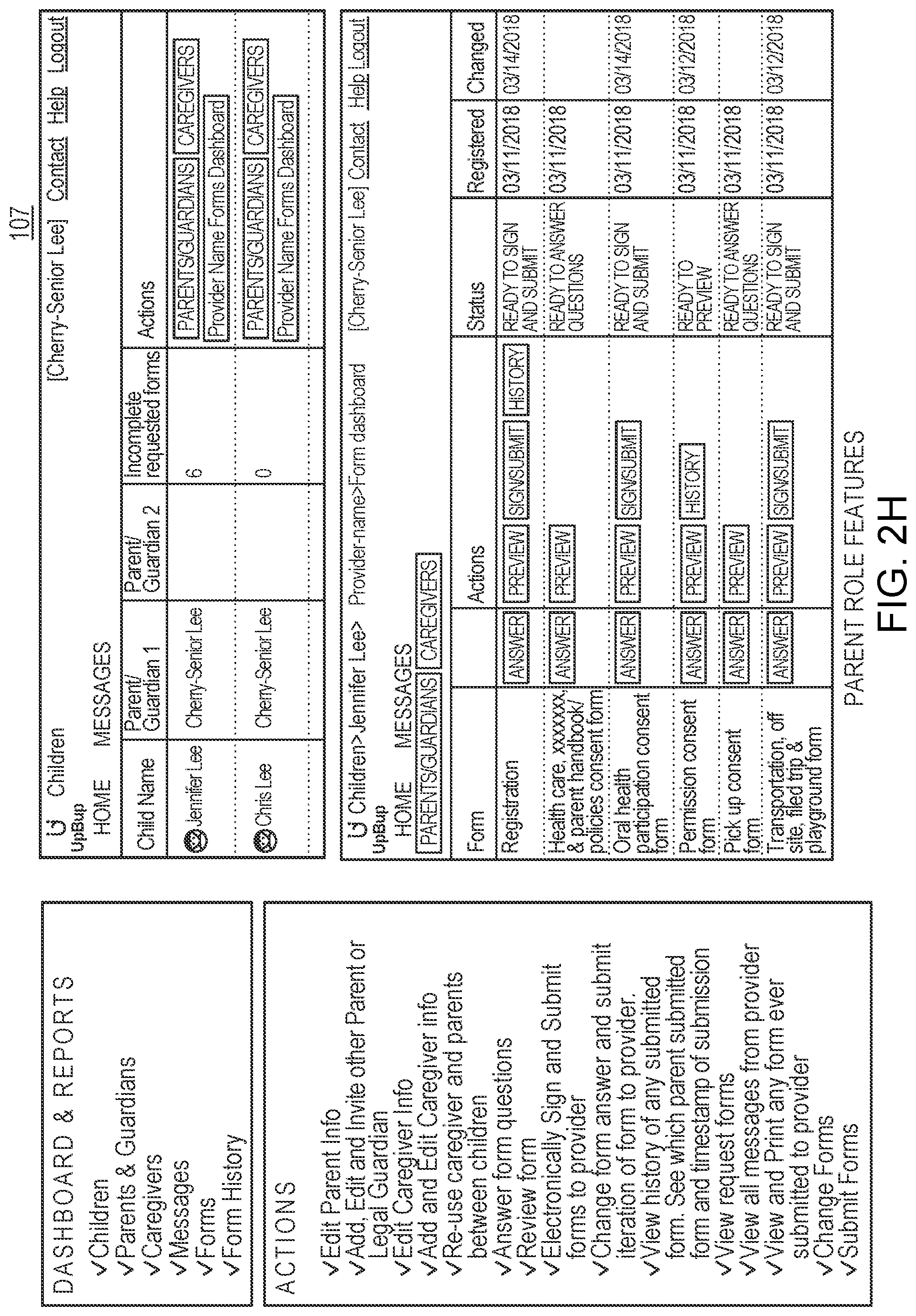 Patent US11775743 Figure 13 – Forms generation interface for web service