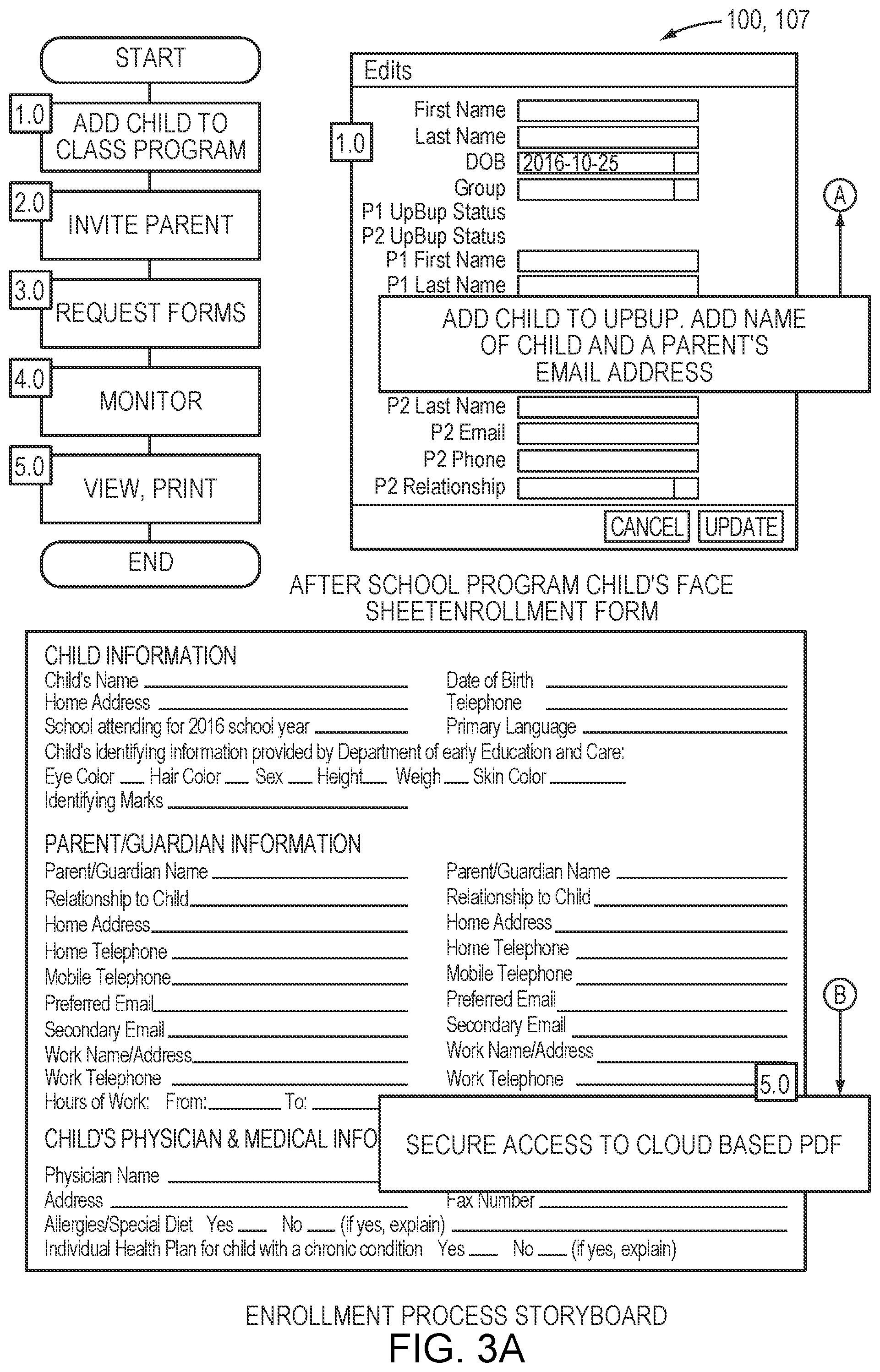 Patent US11775743 Figure 14 – Forms generation interface for web service