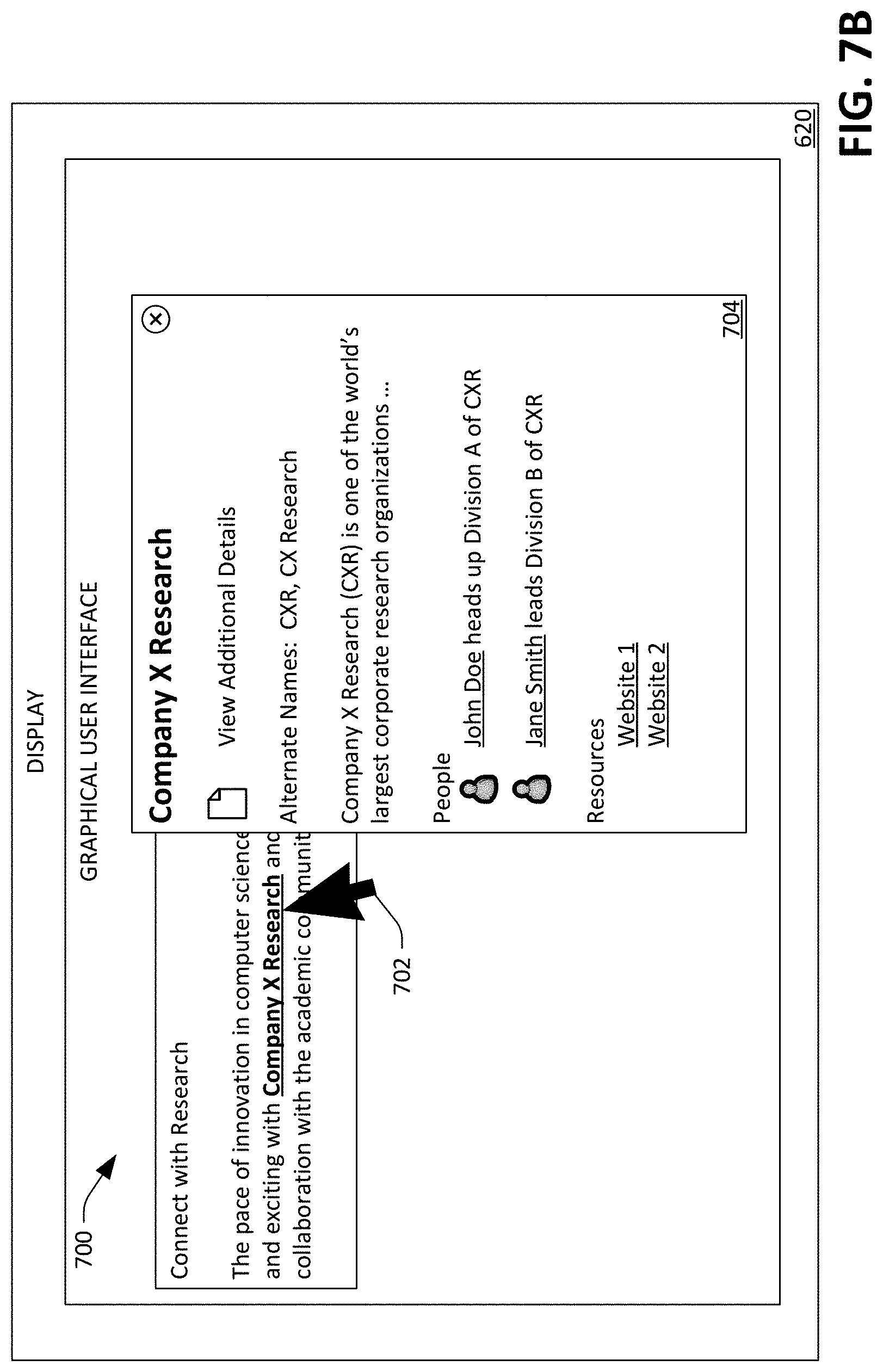 Patent US11775758 Figure 8 – Computing system for entity disambiguation and not-in-list entity detection in a knowledge graph