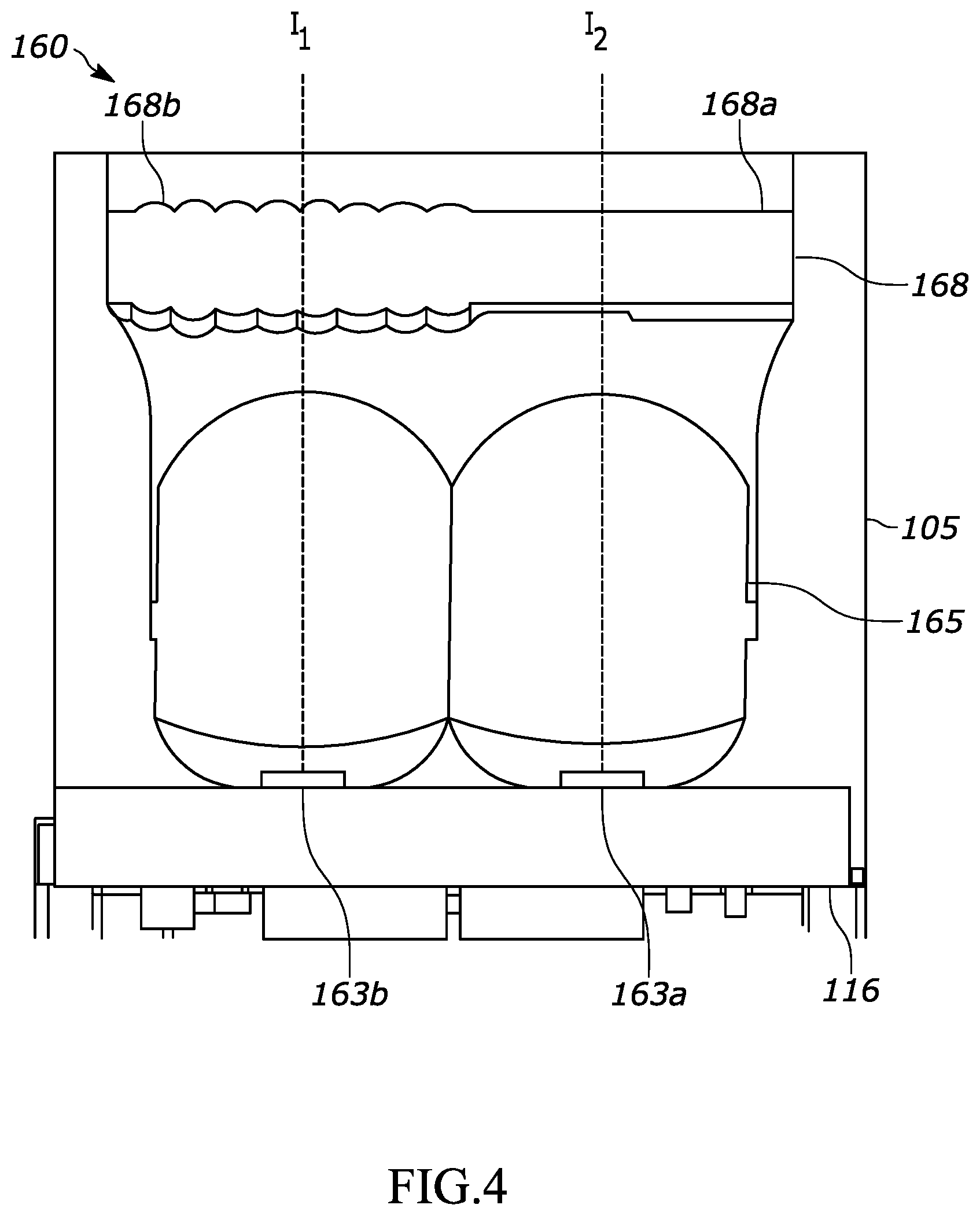 Patent US11775783 Figure 4 – Compact opto-mechanical layout of long-range dual-camera bar-code imager