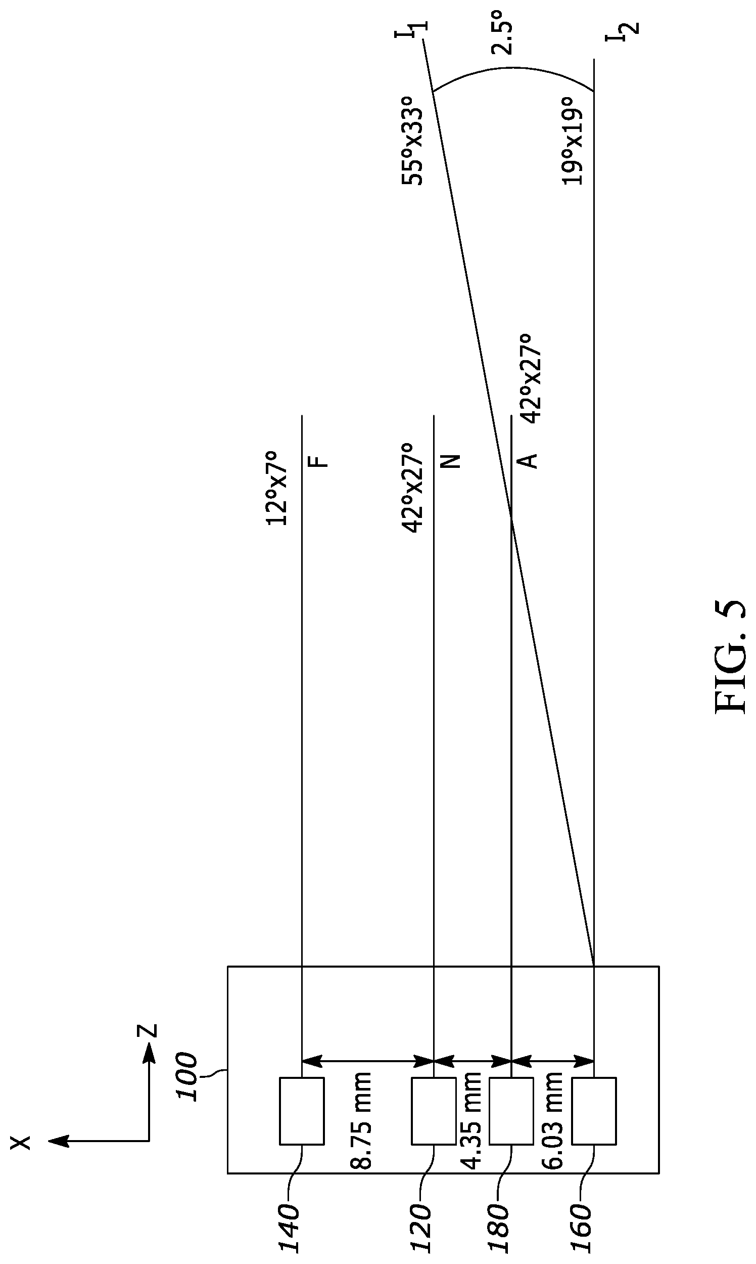 Patent US11775783 Figure 5 – Compact opto-mechanical layout of long-range dual-camera bar-code imager