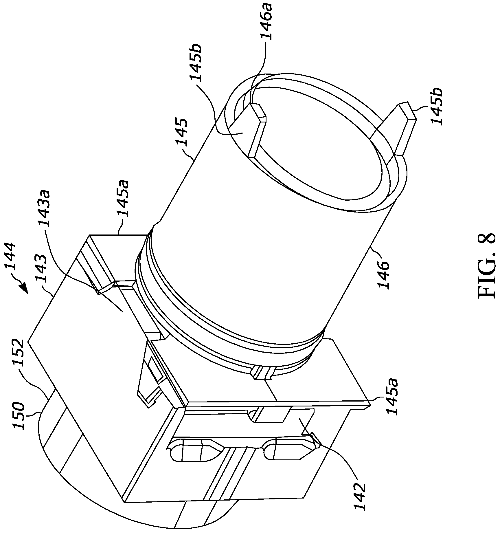 Patent US11775783 Figure 8 – Compact opto-mechanical layout of long-range dual-camera bar-code imager