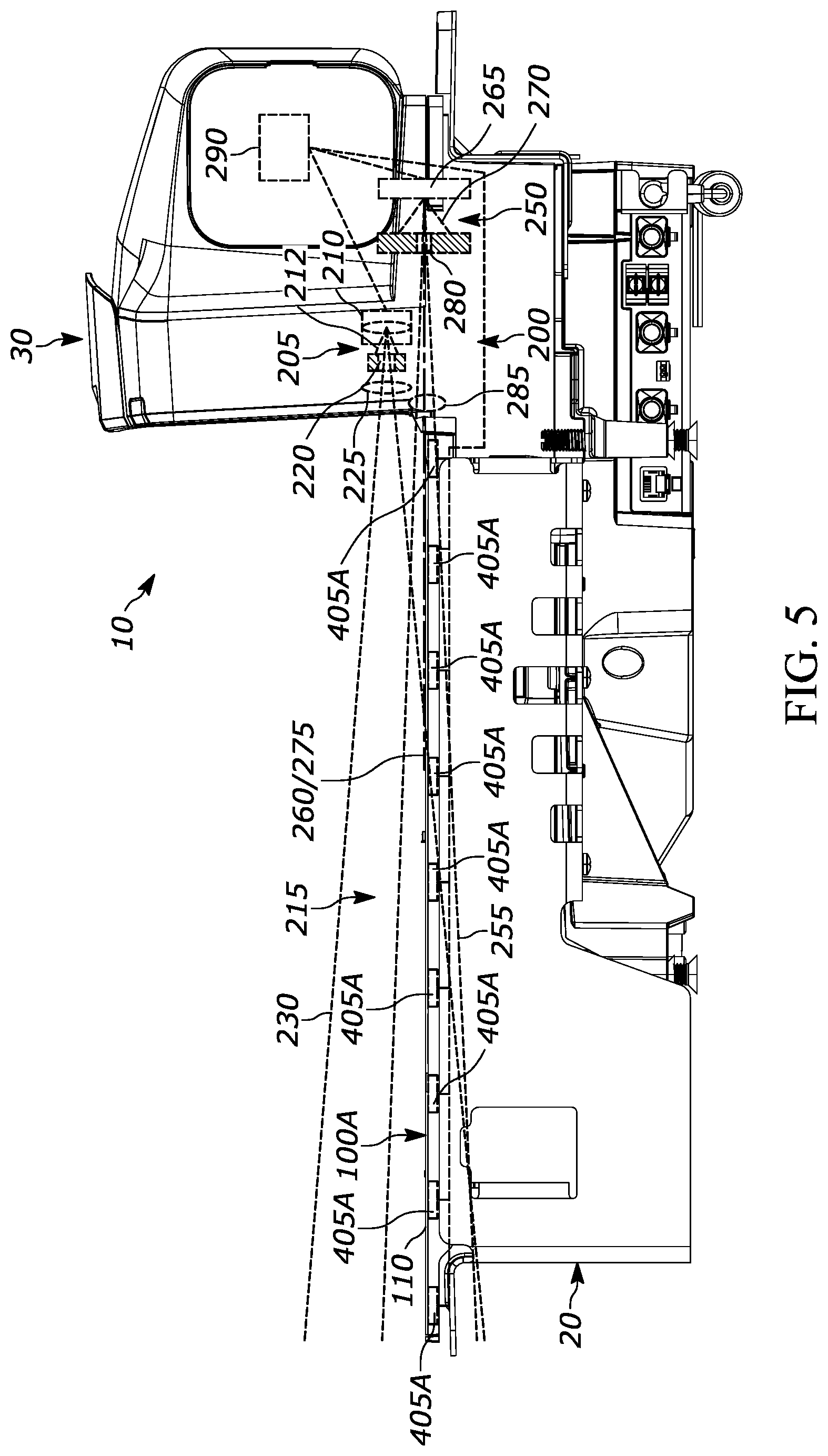 Patent US11775785 Figure 5 – Barcode reader with intelligent off-platter indication system
