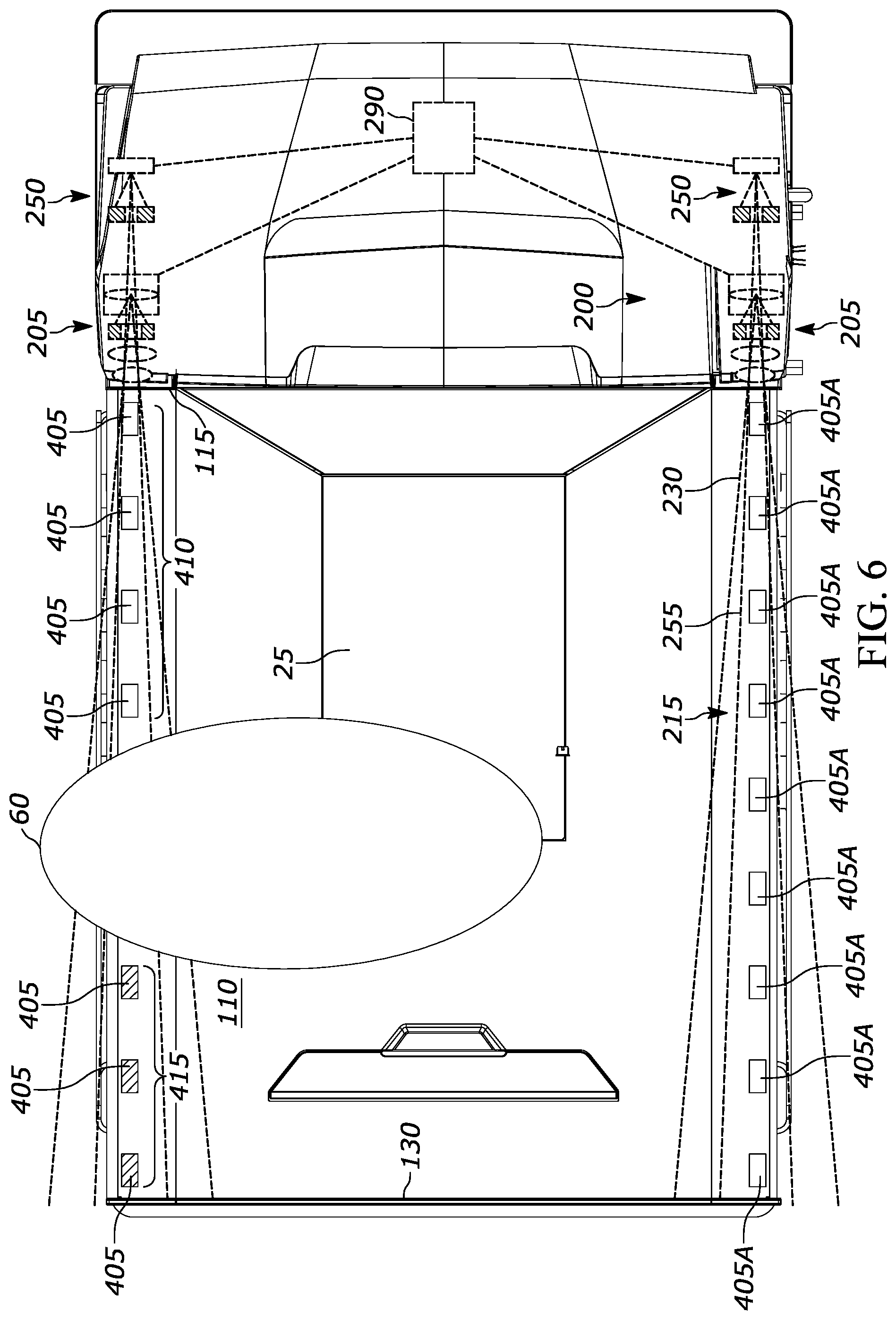 Patent US11775785 Figure 6 – Barcode reader with intelligent off-platter indication system
