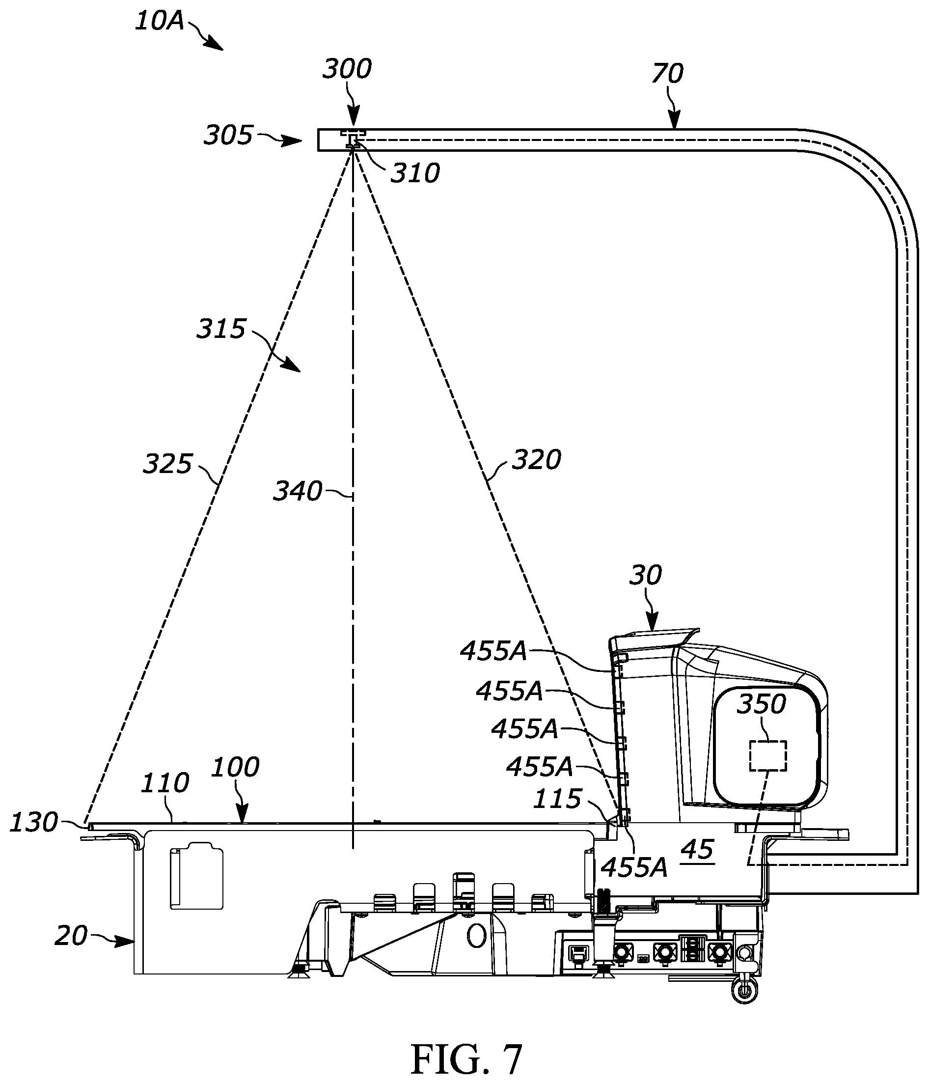 Patent US11775785 Figure 7 – Barcode reader with intelligent off-platter indication system