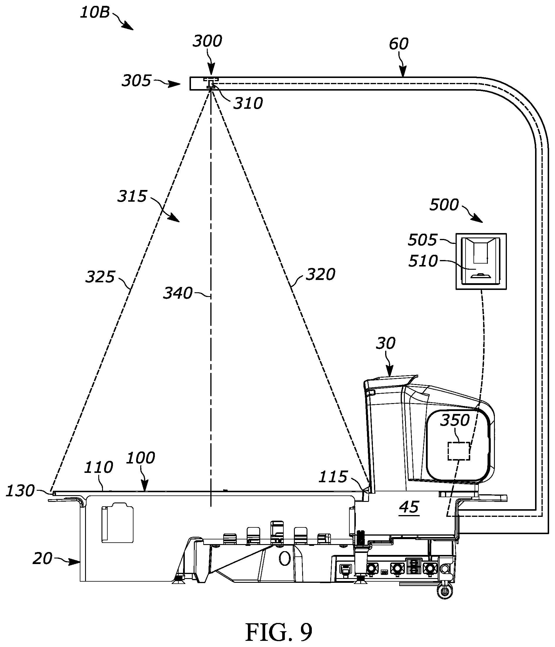 Patent US11775785 Figure 9 – Barcode reader with intelligent off-platter indication system